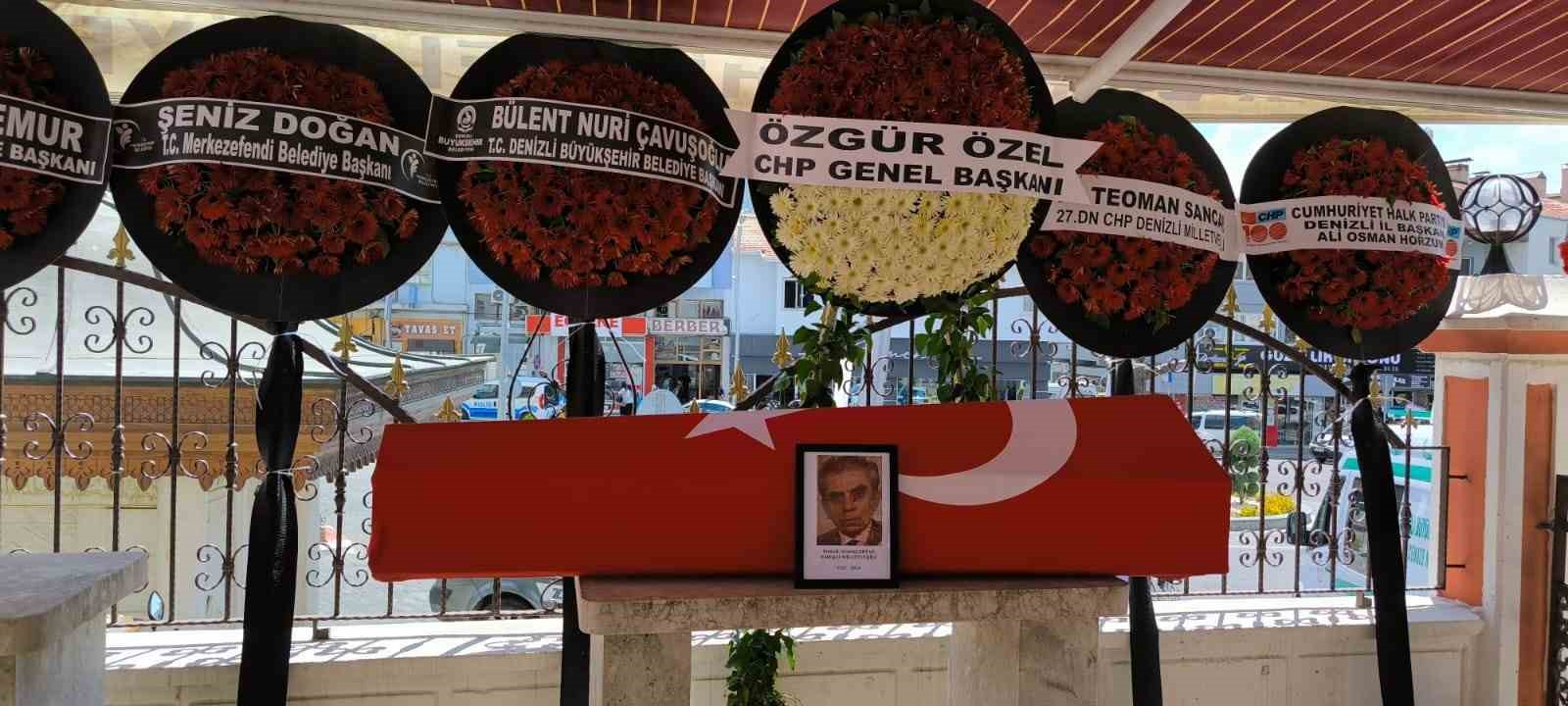 Denizli’nin 12. Dönem Milletvekili Ertan son yolculuğuna uğurlandı
