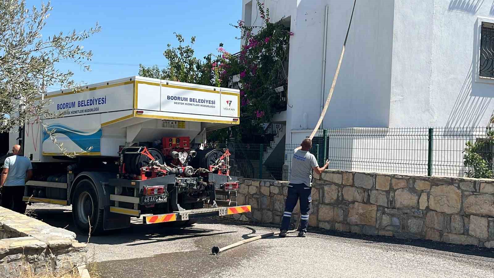 Bodrum’da su krizi derinleşiyor
