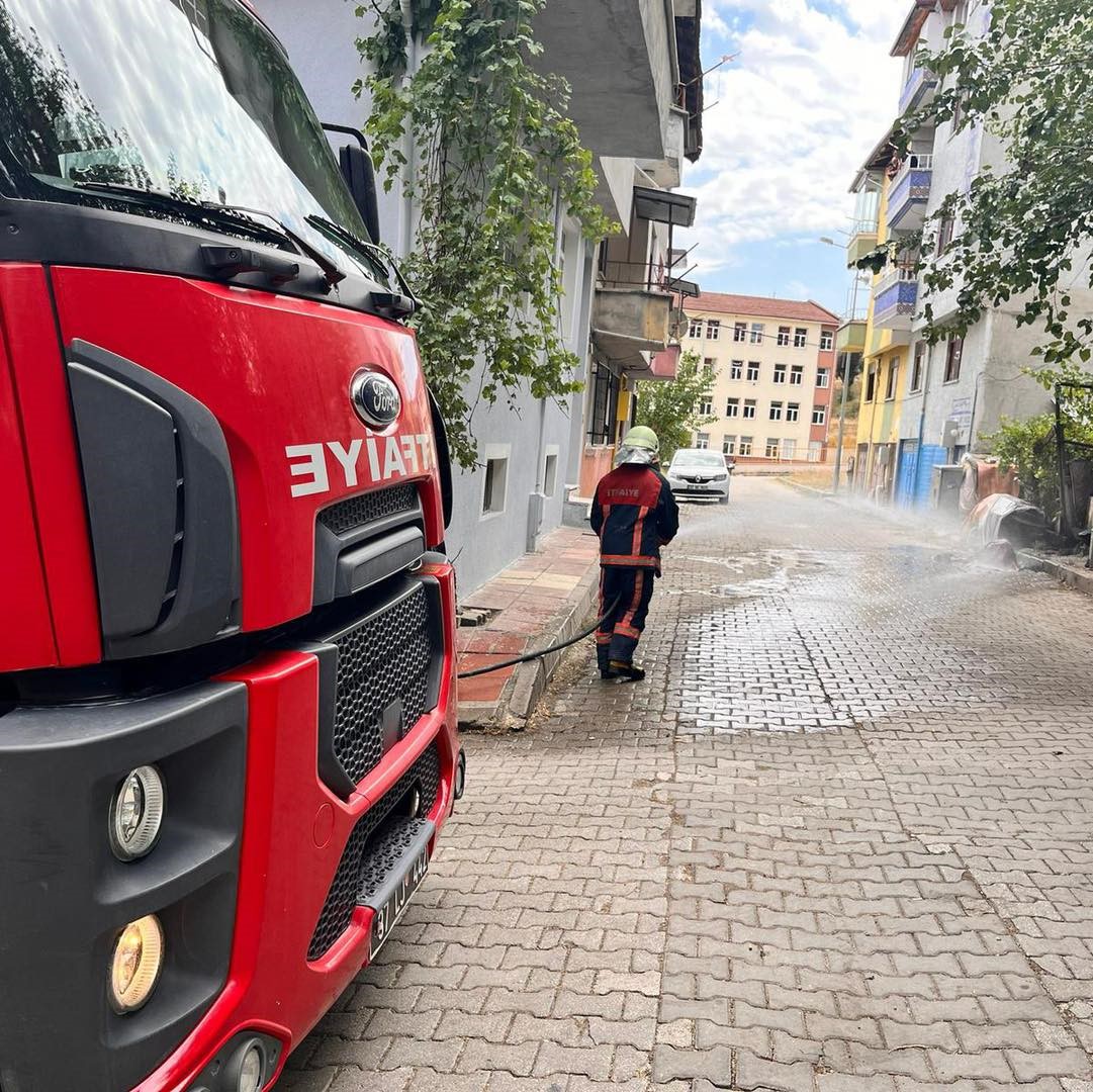 Kastamonu’da tüpün parlaması sebebiyle çıkan yangın söndürüldü
