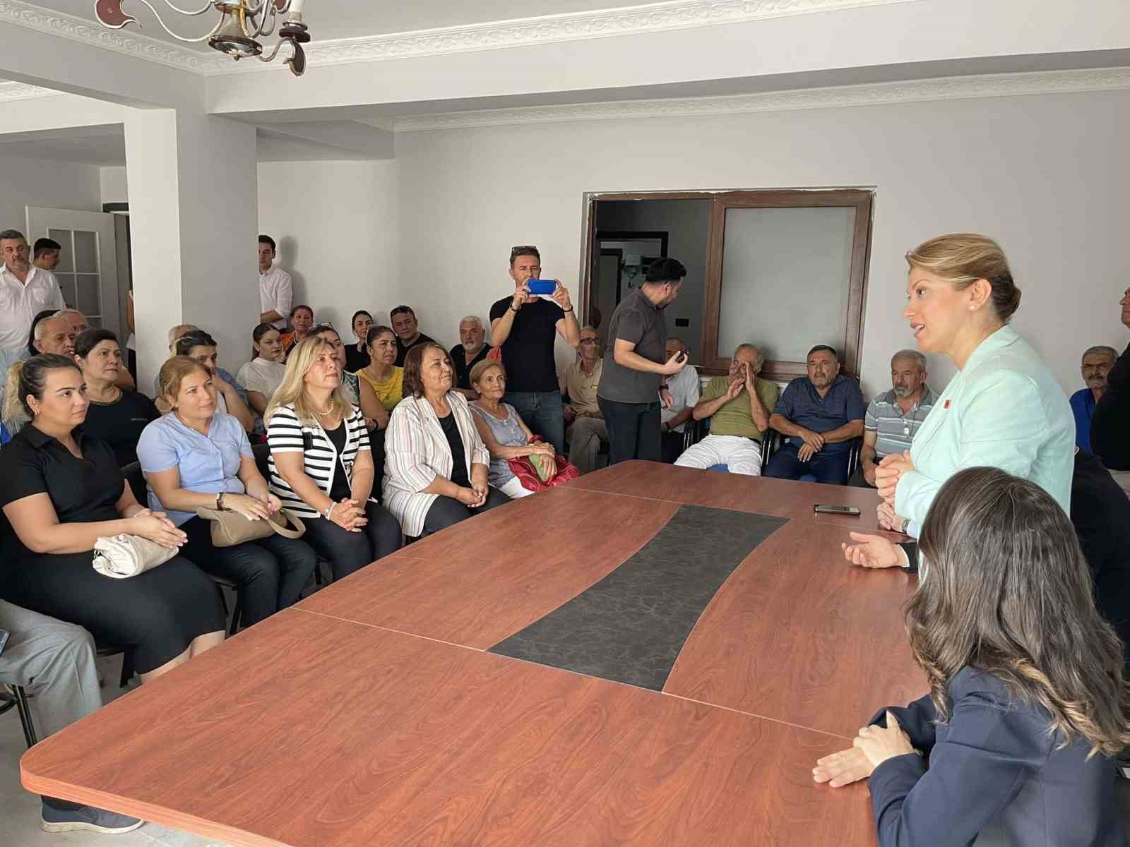 CHP Kadın Kolları Genel Başkanı Asu Kaya memleketi Osmaniye’de
