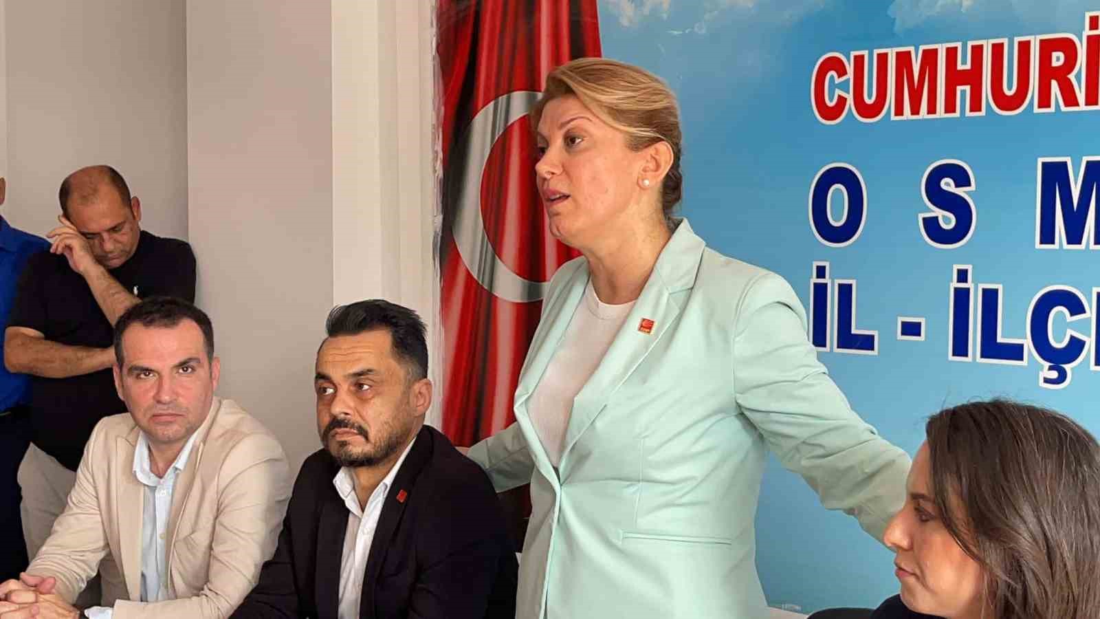 CHP Kadın Kolları Genel Başkanı Asu Kaya memleketi Osmaniye’de
