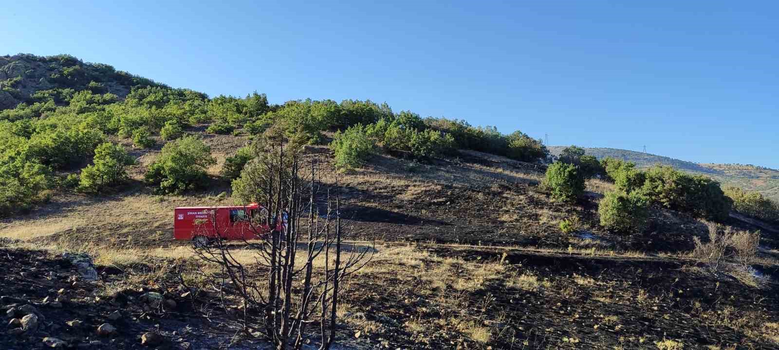 Gümüşhane’de çıkan yangında 20 hektarlık alan zarar gördü
