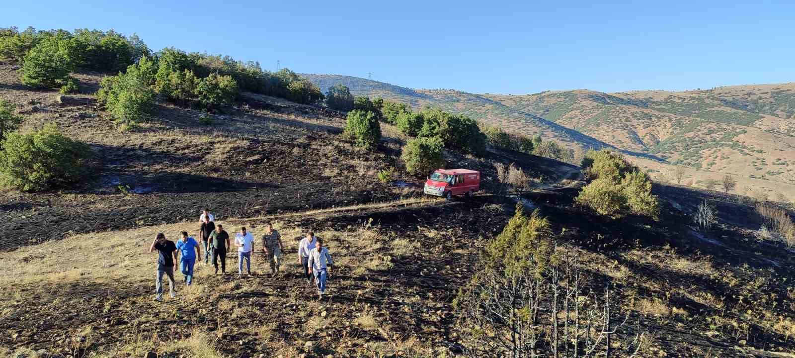 Gümüşhane’de çıkan yangında 20 hektarlık alan zarar gördü
