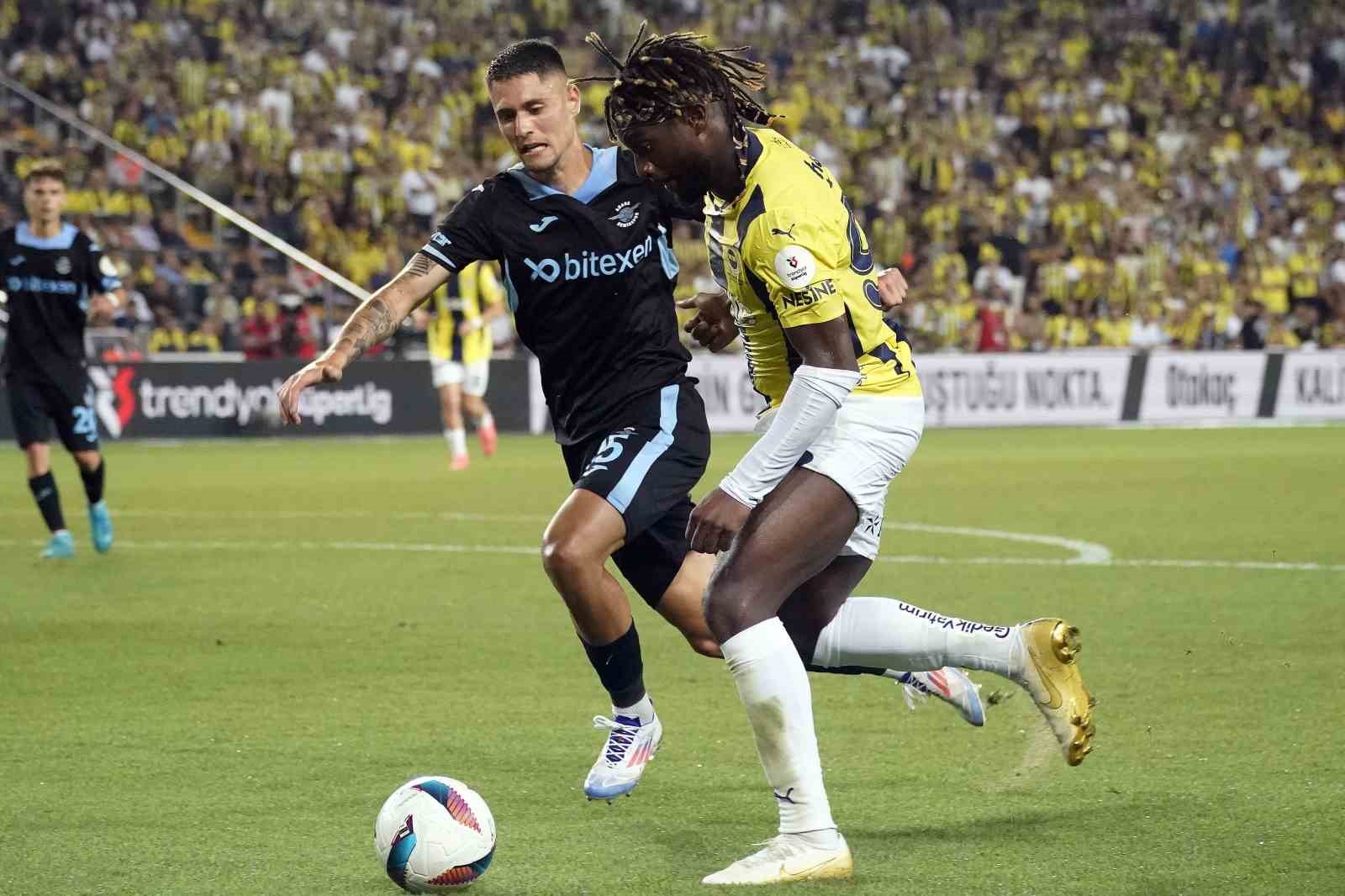 Trendyol Süper Lig: Fenerbahçe: 1 - Adana Demirspor: 0 (Maç sonucu)
