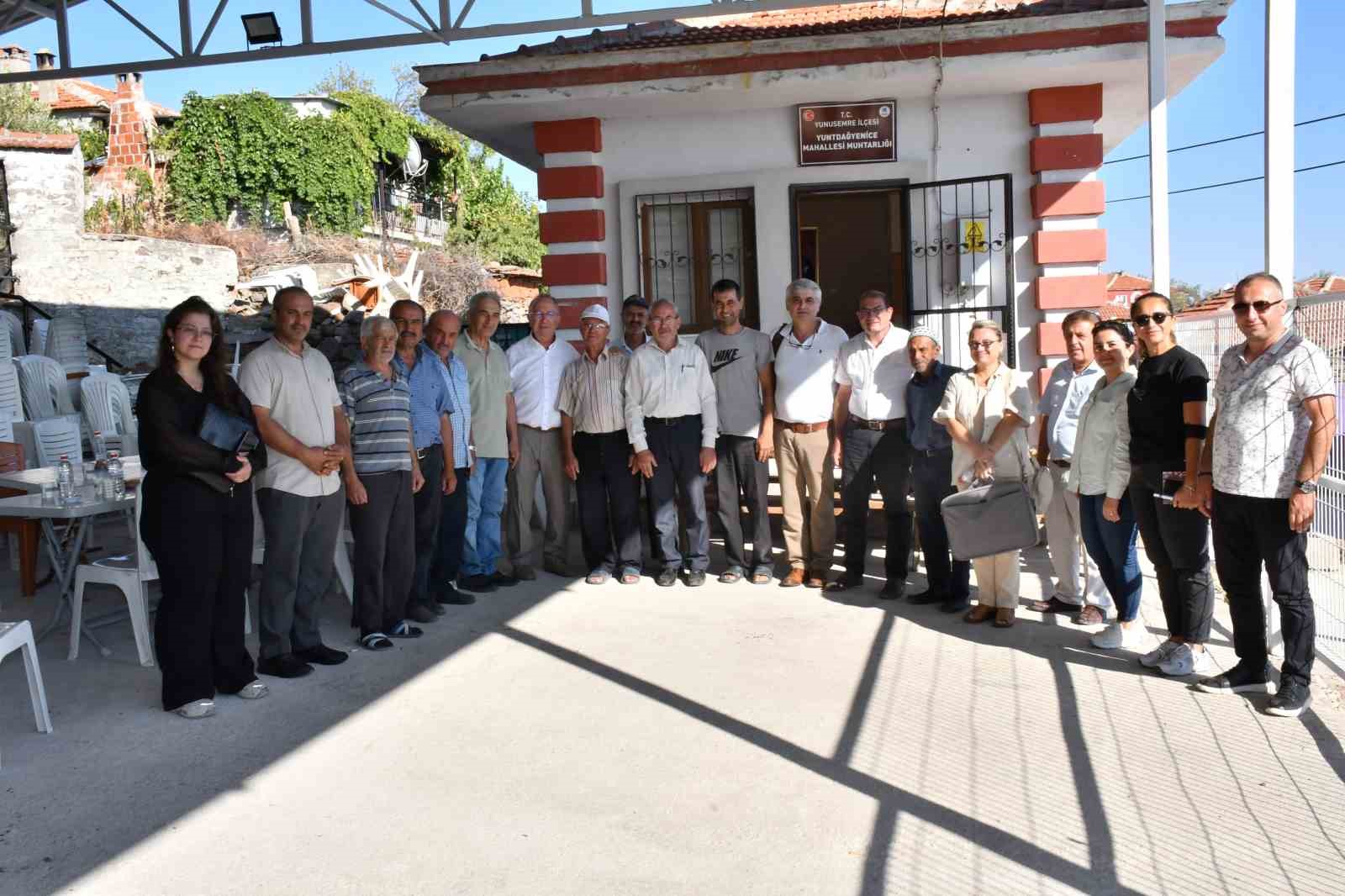 Yuntdağı bölgesinde üreticinin sorunları dinlendi
