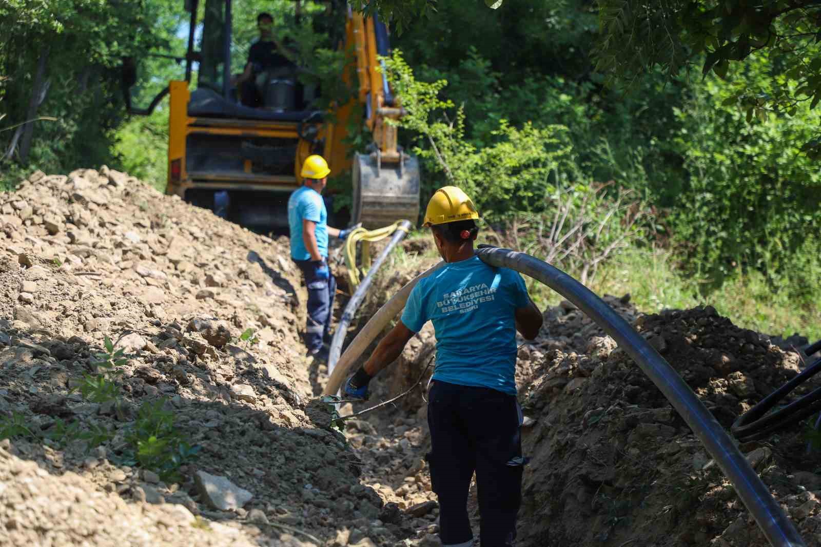 SASKİ Kertil Mahallesi’nde toplam 5 bin metrelik içme suyu hattını yeniledi
