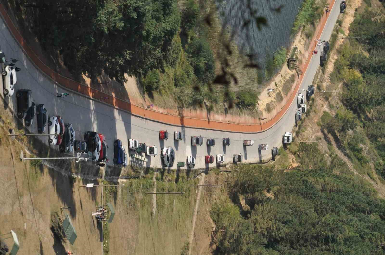 Bolu’nun doğa harikasında tatilci yoğunluğu
