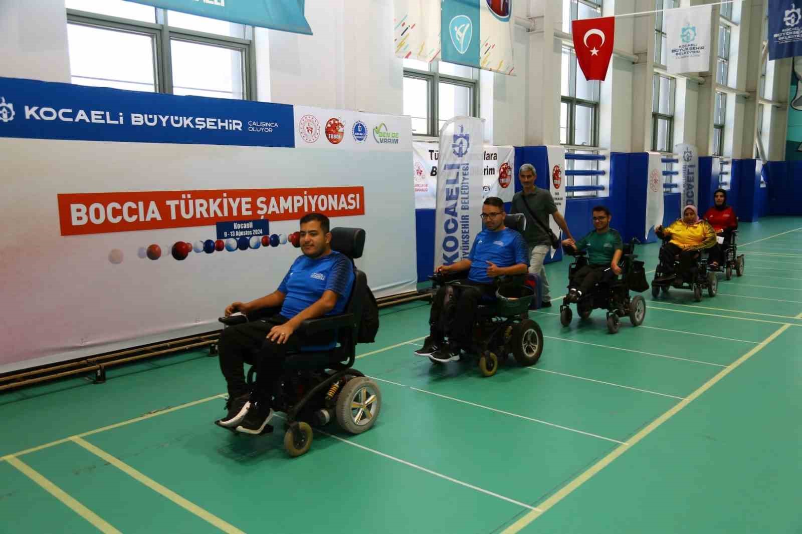 Boccia Türkiye Şampiyonası başladı
