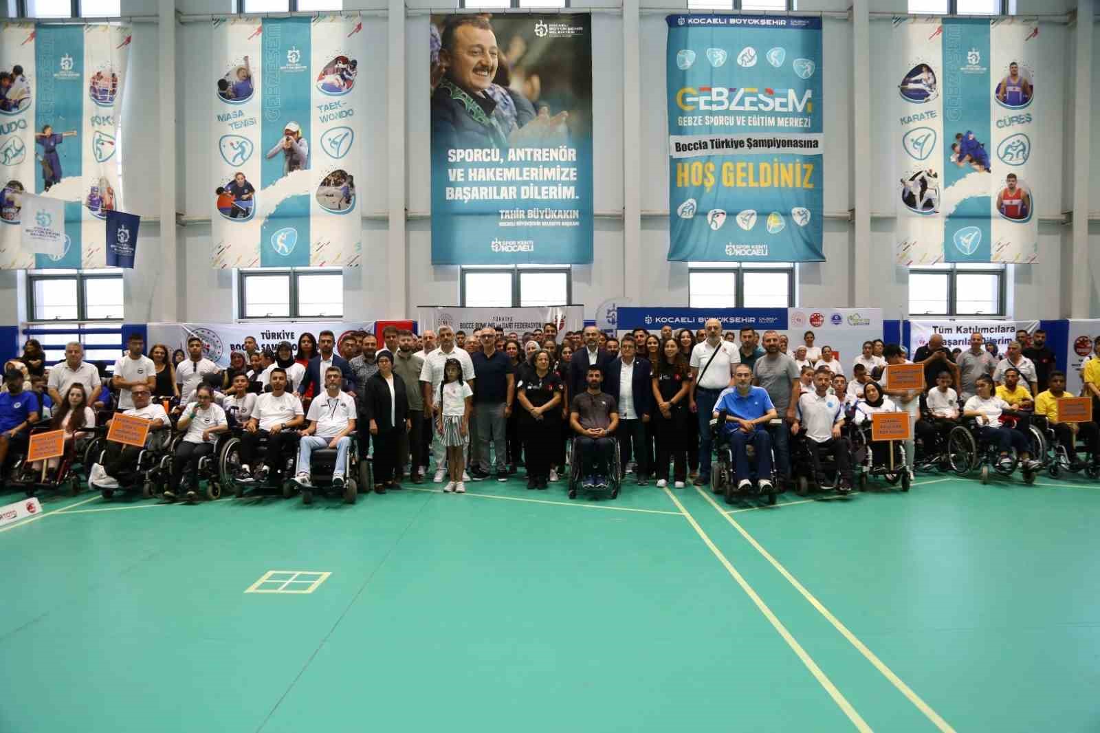 Boccia Türkiye Şampiyonası başladı
