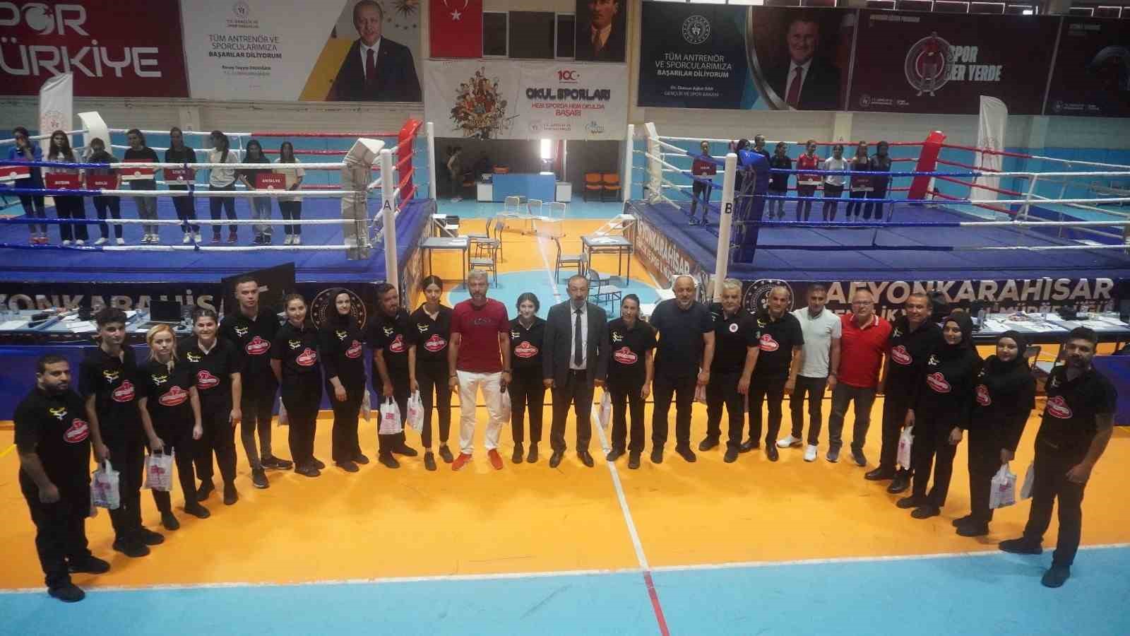 Afyonkarahisar’da muaythai iller arası Zafer Kupası başladı
