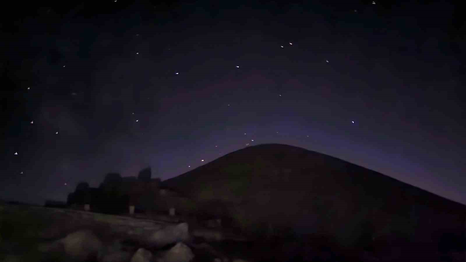 Nemrut Dağı’nda meteor yağmurunun görsel şöleni
