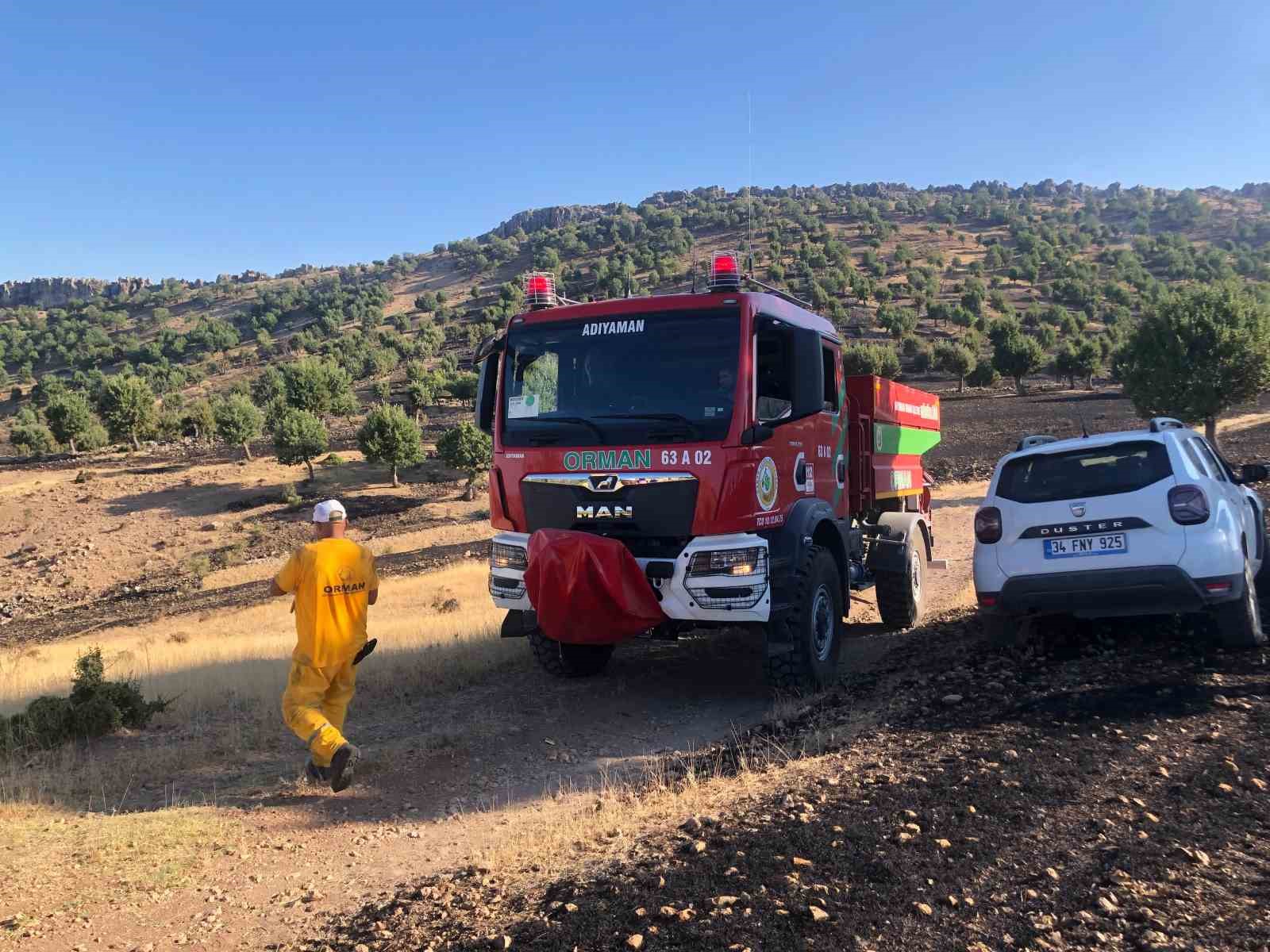 Örtü yangınında 40 hektar alan küle döndü
