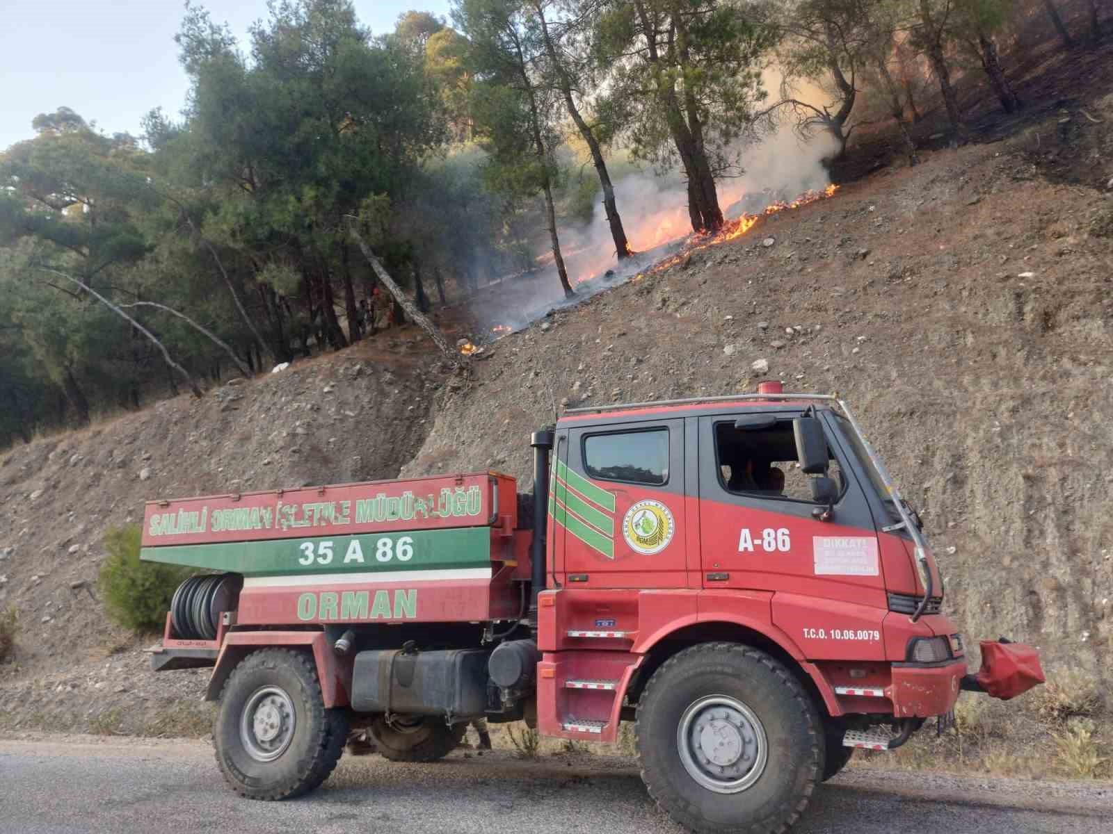 Manisa’daki yangın 44 saatte kontrol altında
