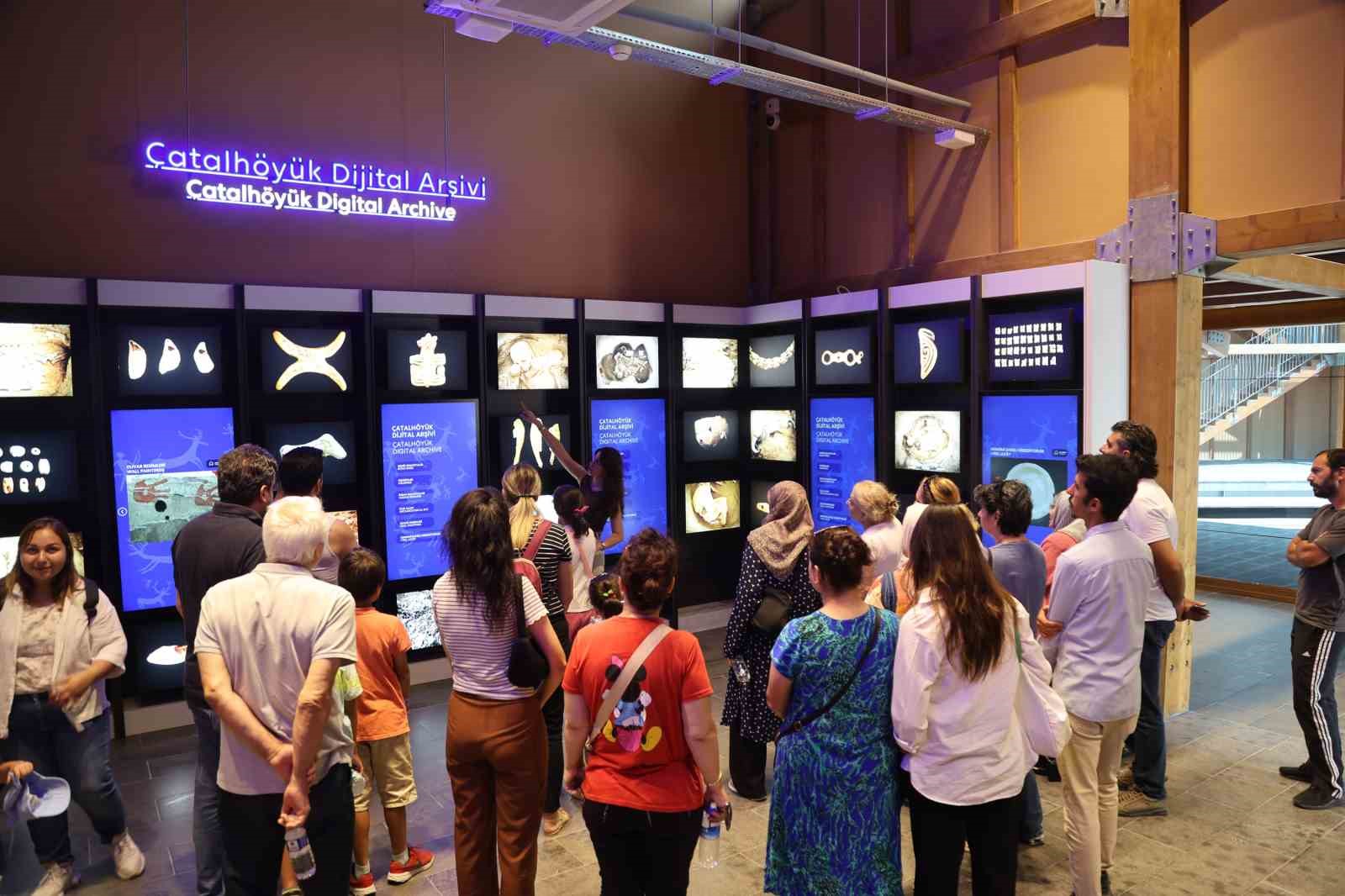 Konya Büyükşehir Çatalhöyük Tanıtım ve Karşılama Merkezi, antik kente ilgiyi artırdı
