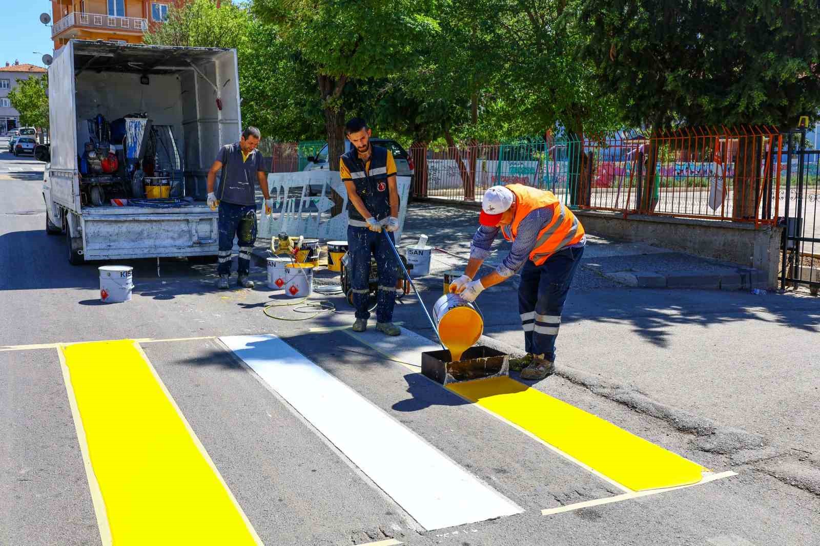 Şehir içi ulaşım alanları yapılan çalışma ile artık daha güvenli
