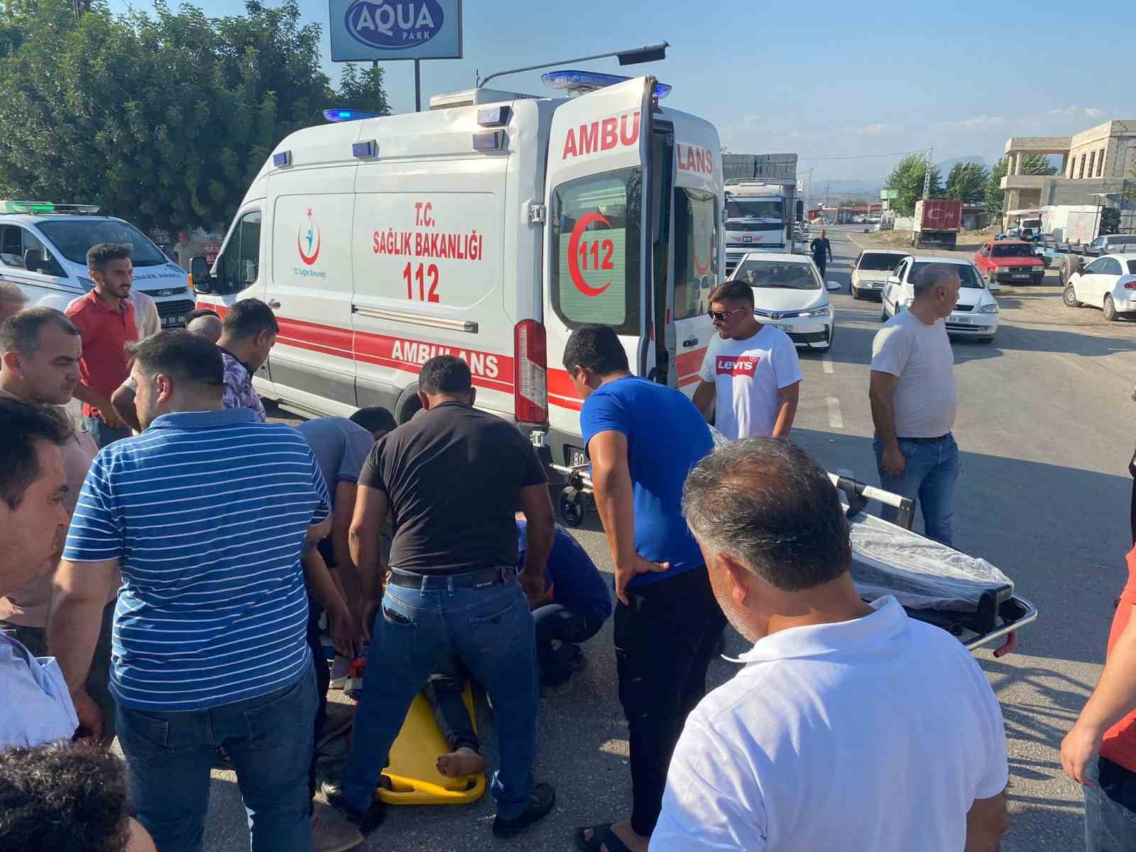 Osmaniye’de otomobil ile motosiklet çarpıştı: 1 yaralı
