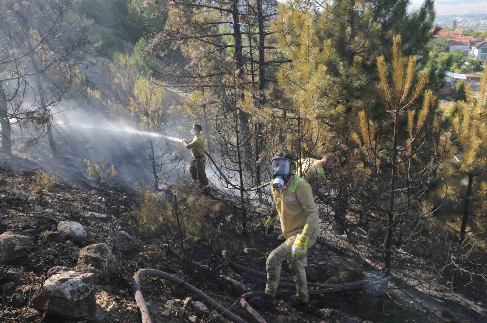 Kütahya’da iki ayrı noktada yangın
