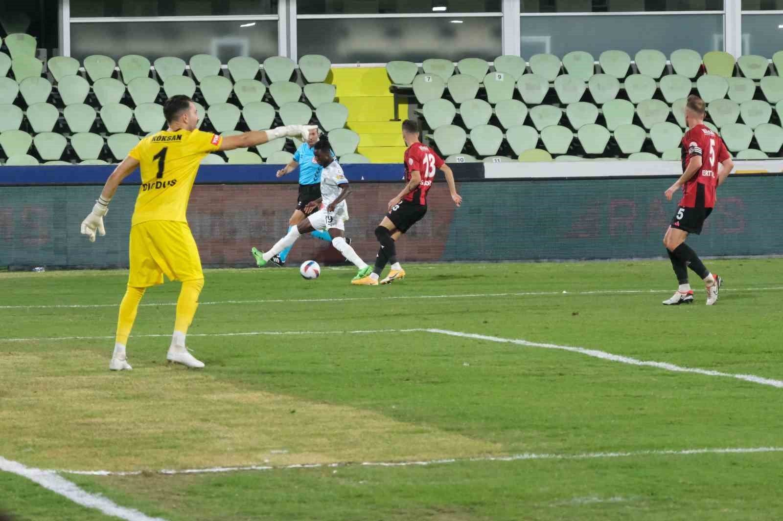 Trendyol Süper Lig: Bodrum FK: 0 - Gaziantep FK: 1 (Maç sonucu)
