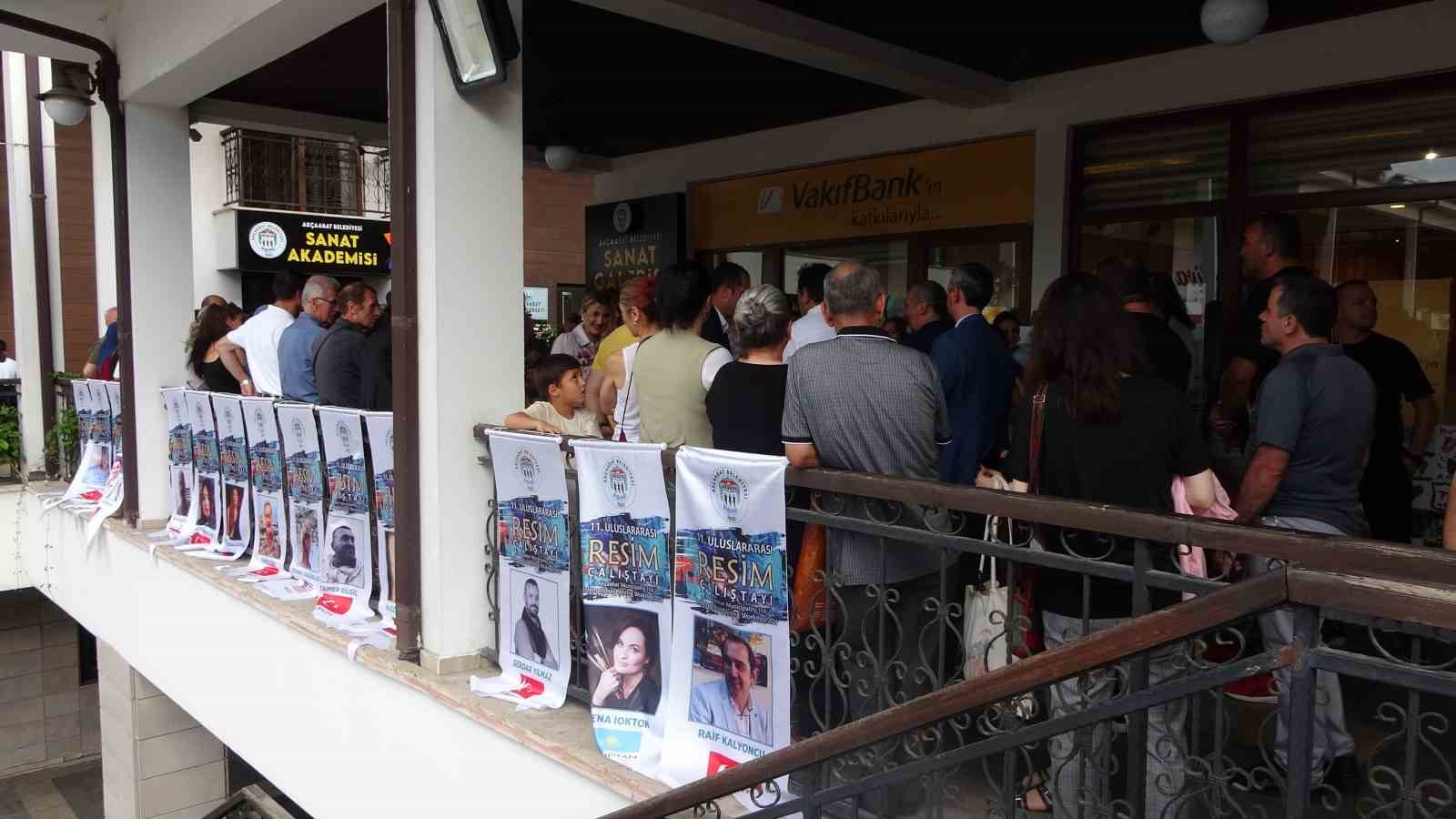 11. Uluslararası Akçaabat Resim Çalıştayı’na yoğun ilgi
