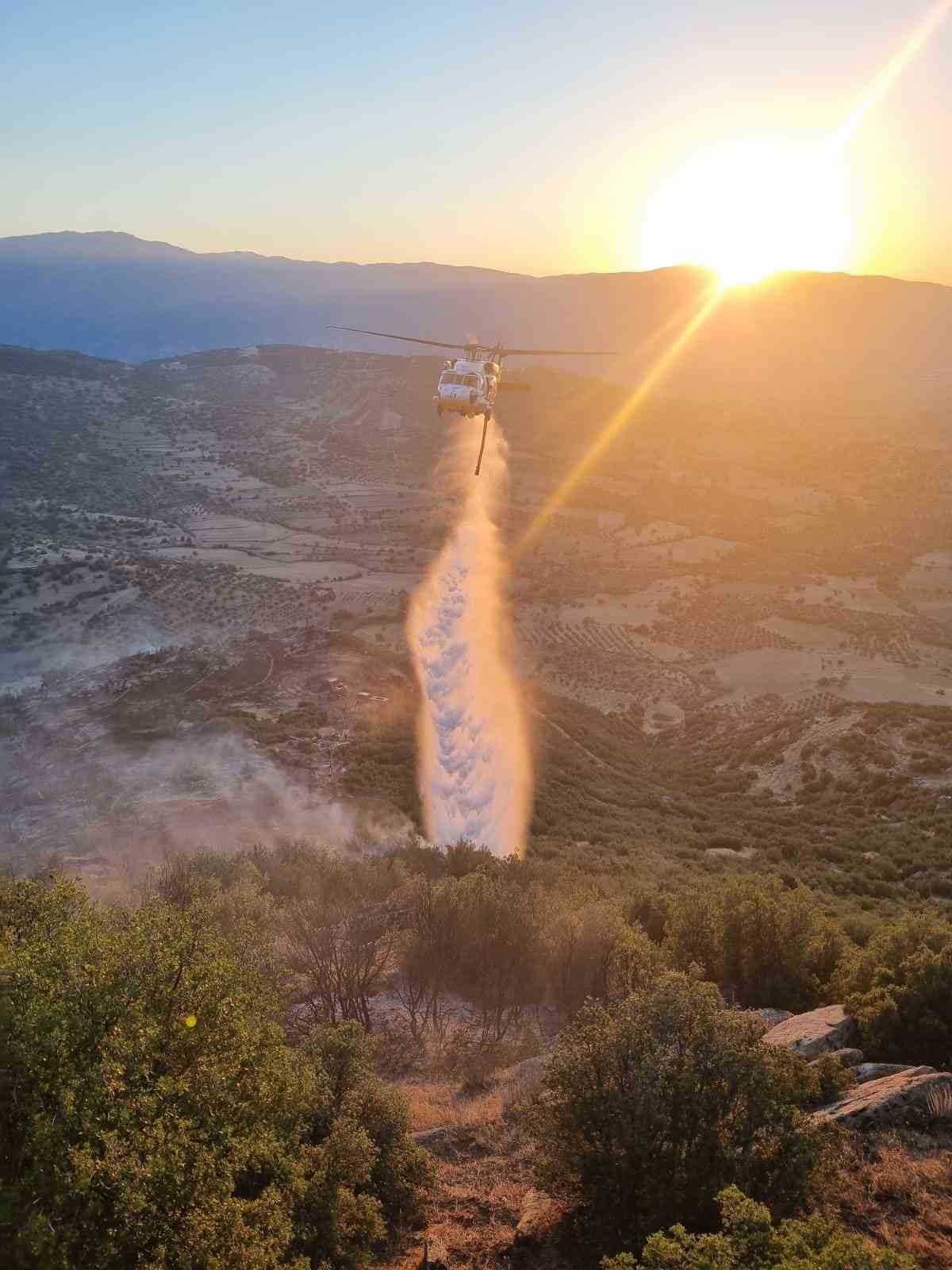 Nazilli’deki yangın söndürüldü
