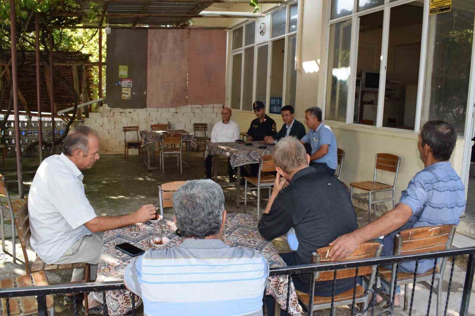 Bozdoğan Kaymakamı Ata, Körteke ve Örencik Mahallerinde vatandaşlarla buluştu
