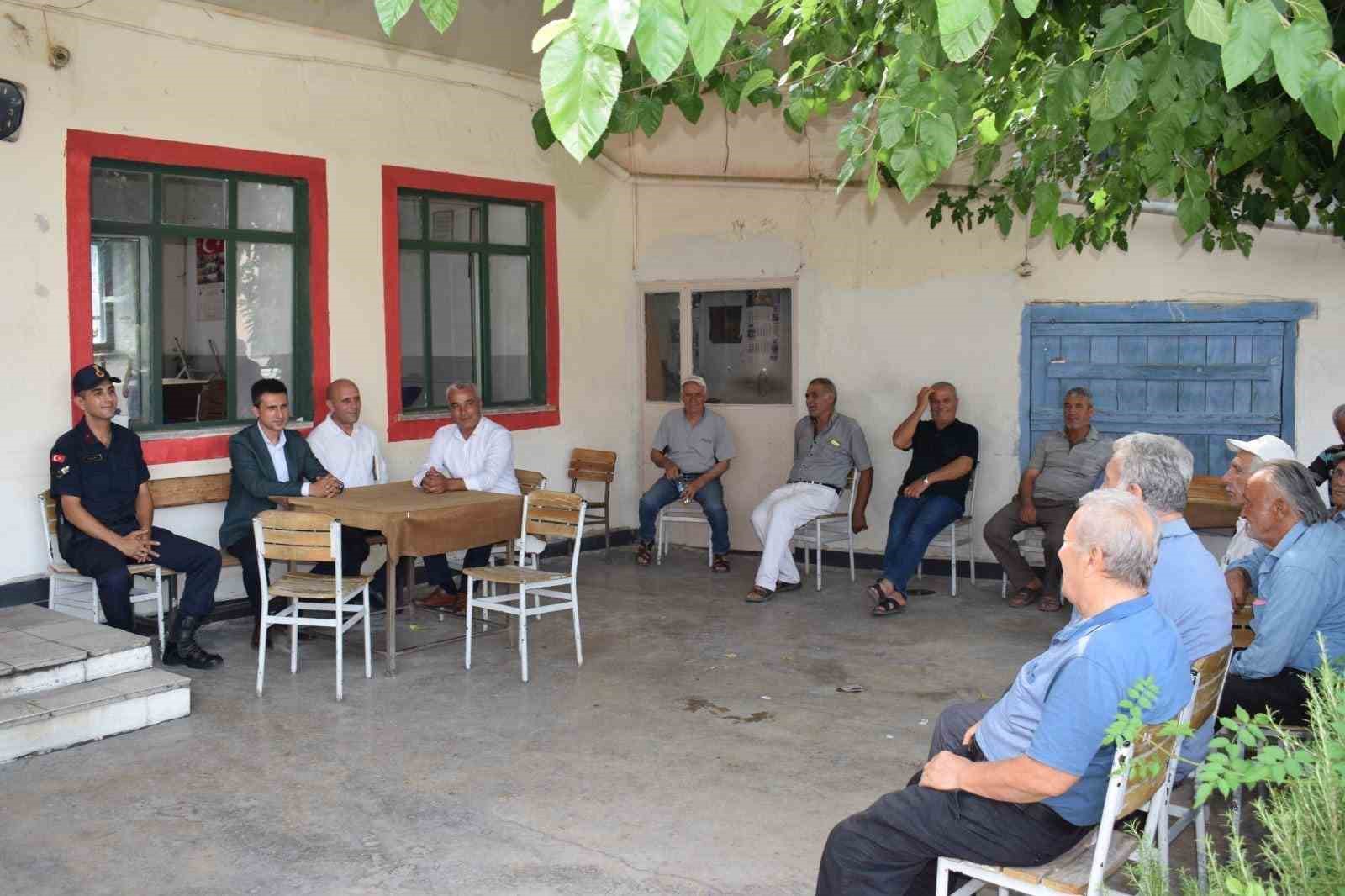 Bozdoğan Kaymakamı Ata, Körteke ve Örencik Mahallerinde vatandaşlarla buluştu
