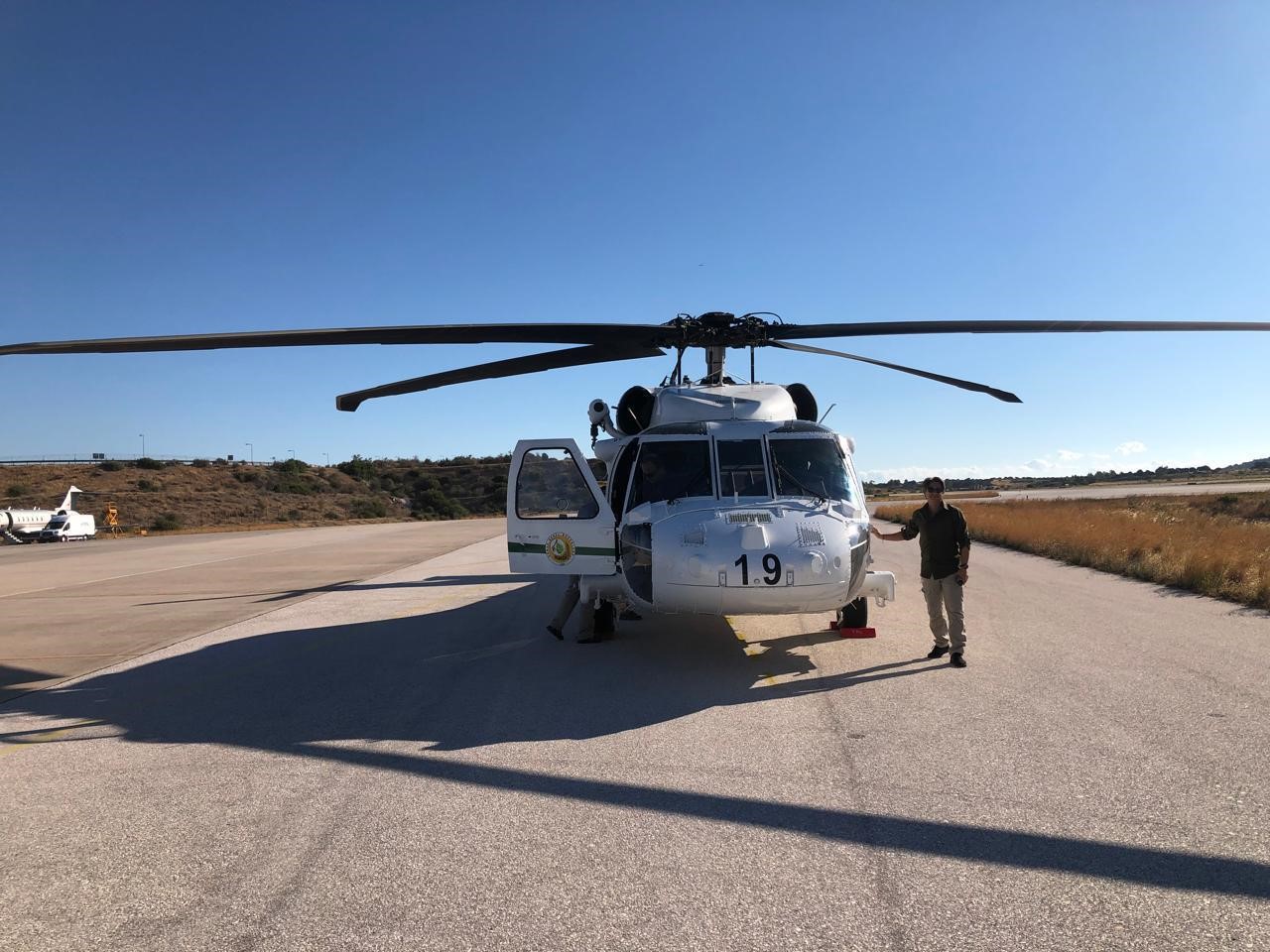 Türkiye’den yardım için gönderilen 2 uçakla 1 helikopter Yunanistan’a ulaştı
