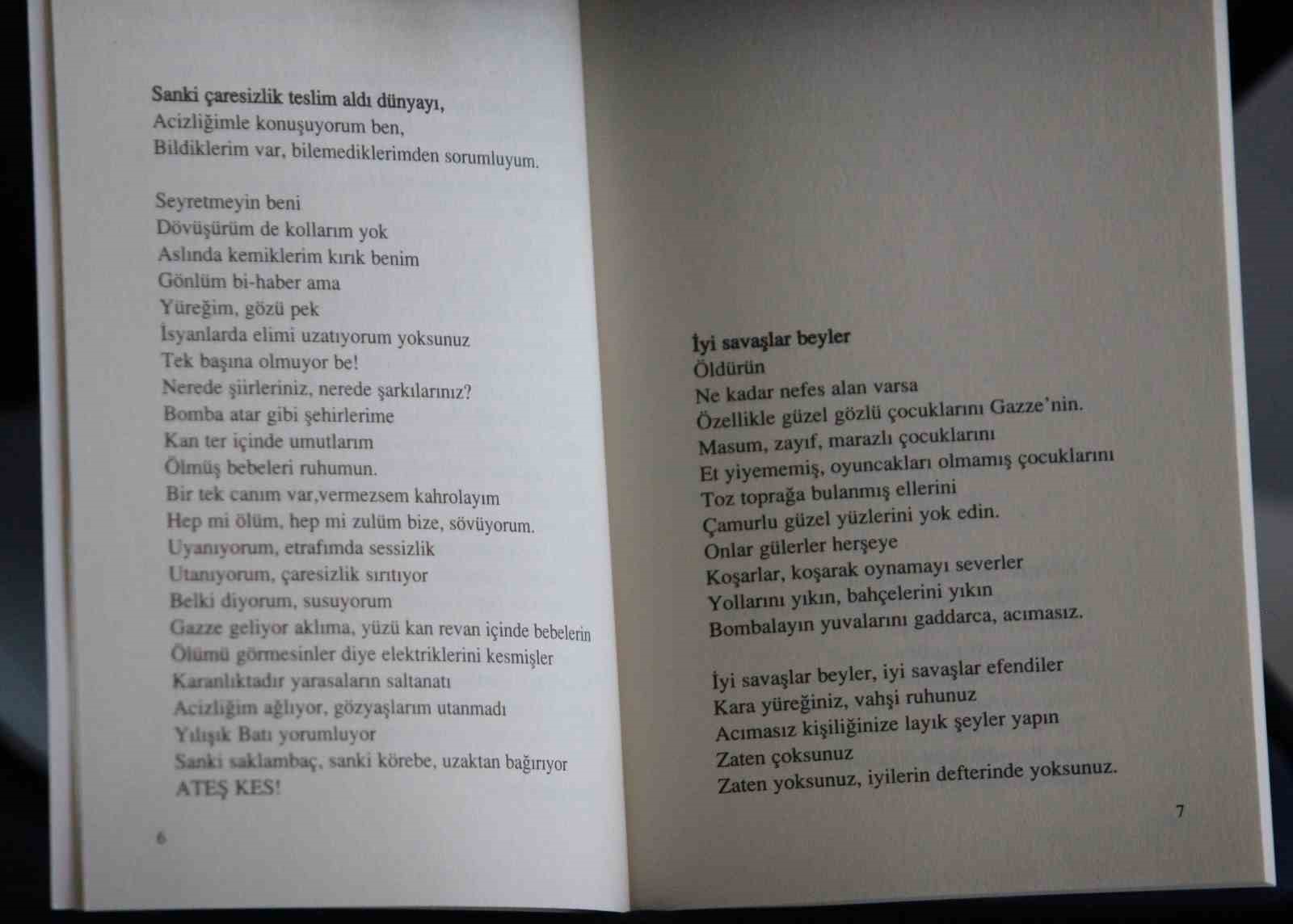 Doktor 25. kitabını çıkardı, ‘Gazze’ şiiri ile dünyaya seslendi
