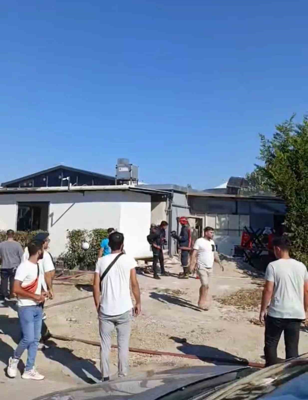 Sakarya’da bir işletme alev topuna döndü
