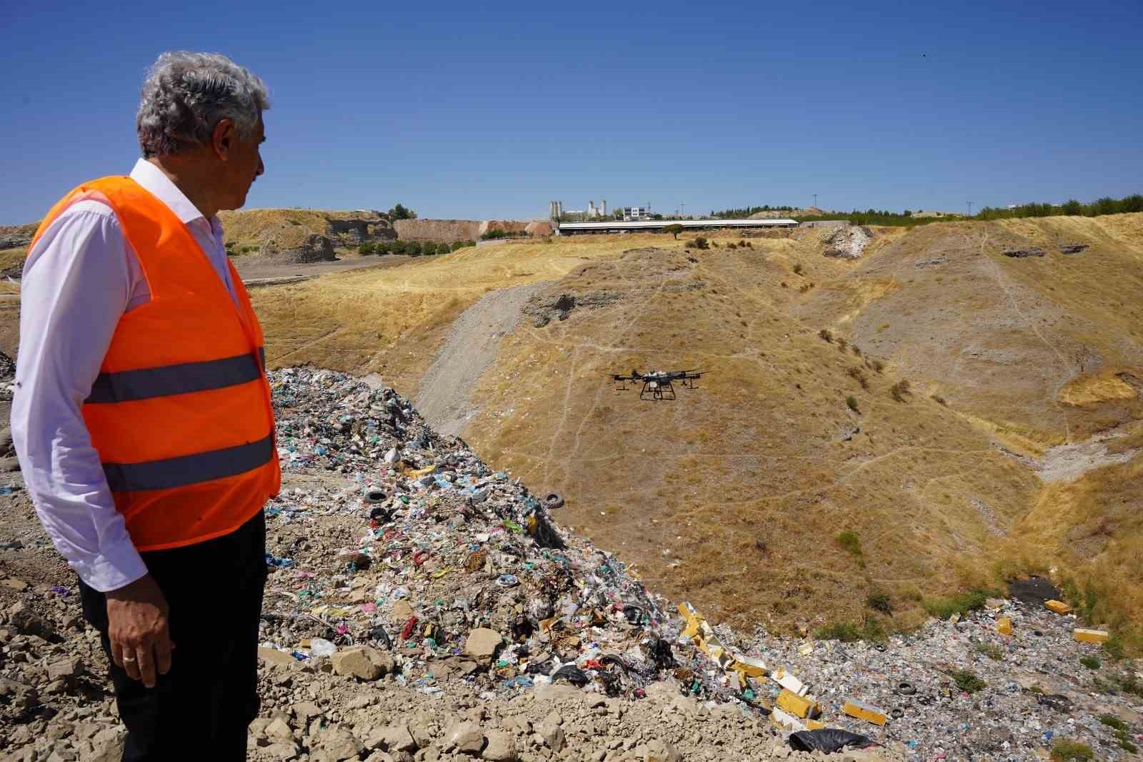 Kahta’da sivrisinekle mücadelede dronlu çözüm
