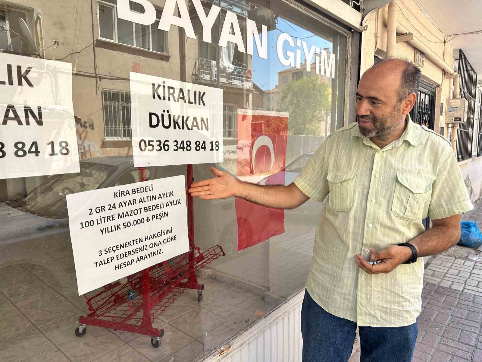 Böyle ’kiralık’ ilanı görülmedi: Kirayı 400 ekmekten 100 litre mazota çekti
