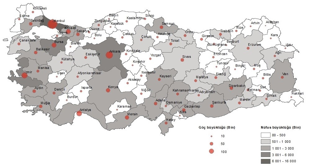 Samsun 15 bine yakın net iç göç aldı
