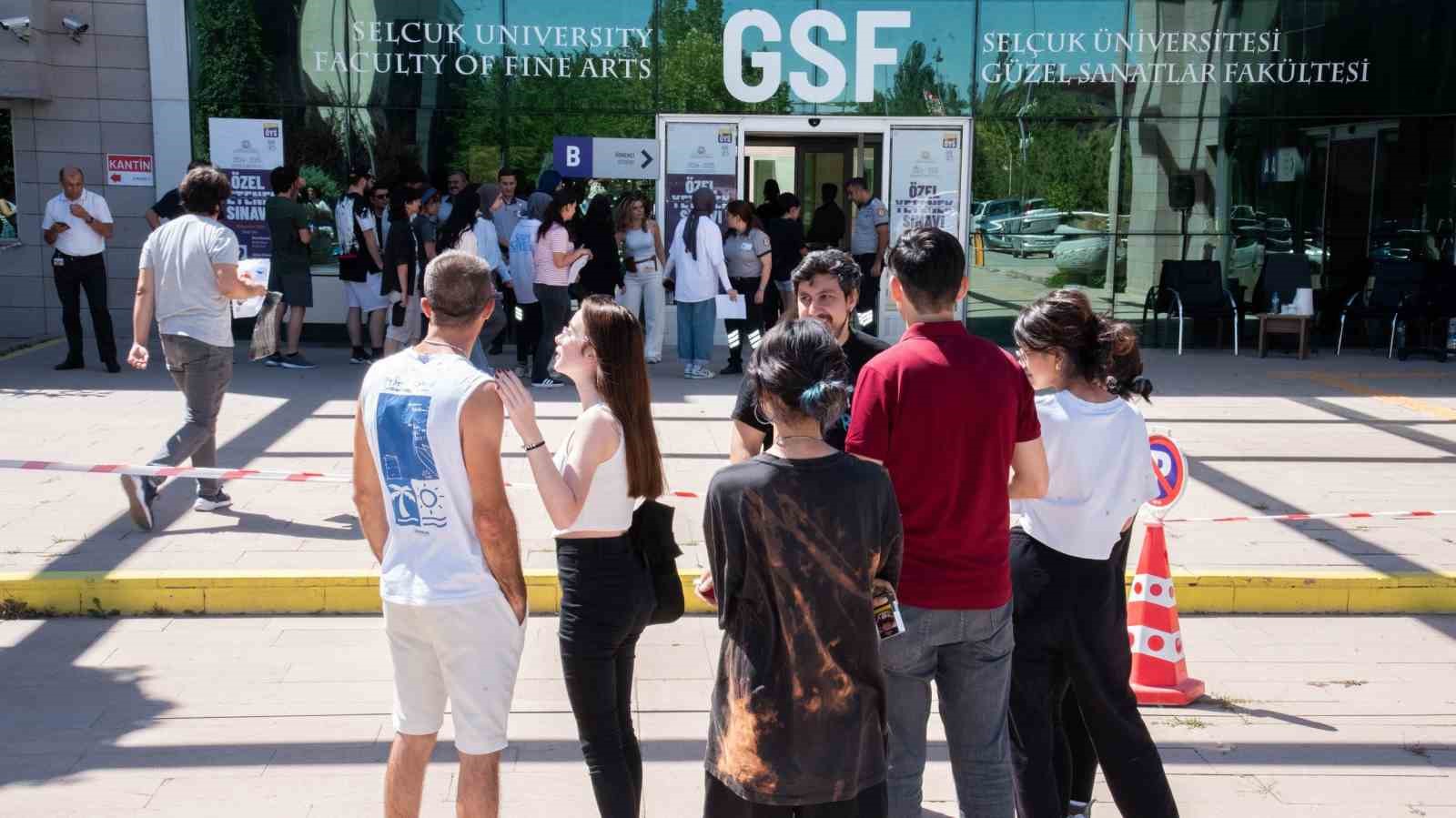 Selçuk Üniversitesi GSF’de Özel Yetenek Sınavları yapıldı
