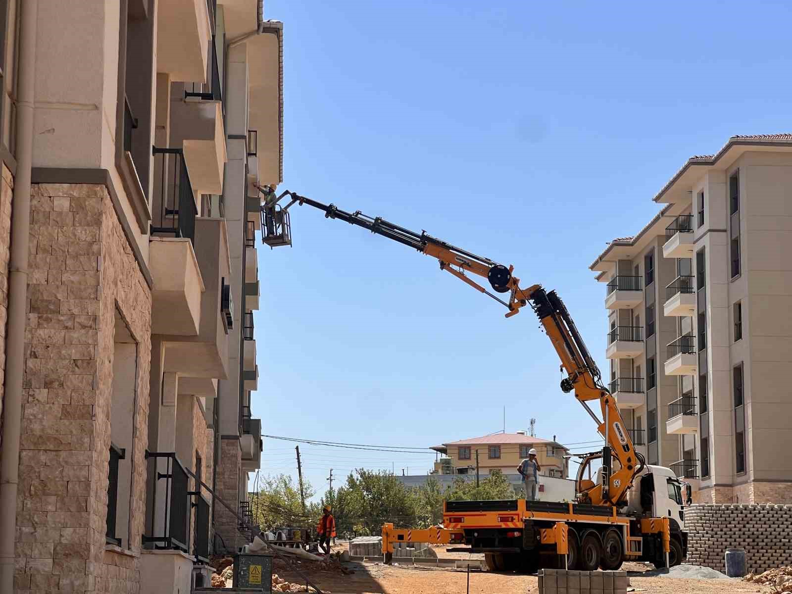 Kahramanmaraş Baykar deprem konutlarında sona gelindi
