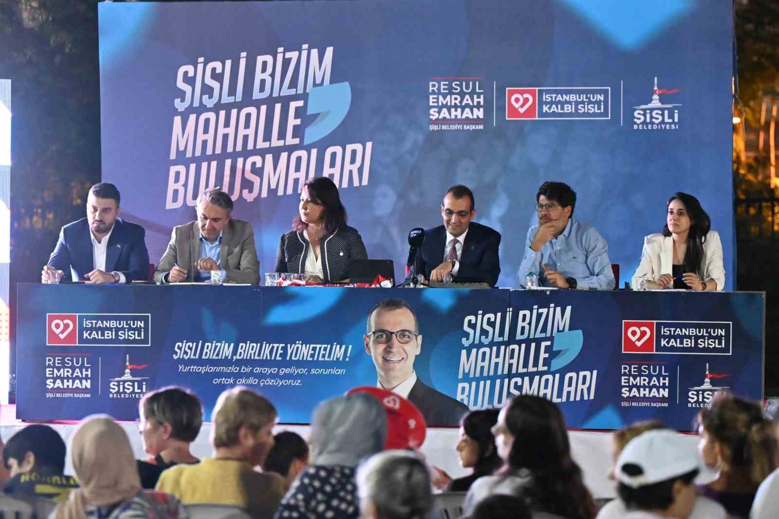 Şişli Belediyesi ‘Mahalle Buluşmaları’nın ilkini gerçekleştirdi
