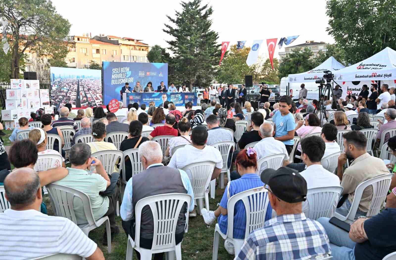 Şişli Belediyesi ‘Mahalle Buluşmaları’nın ilkini gerçekleştirdi
