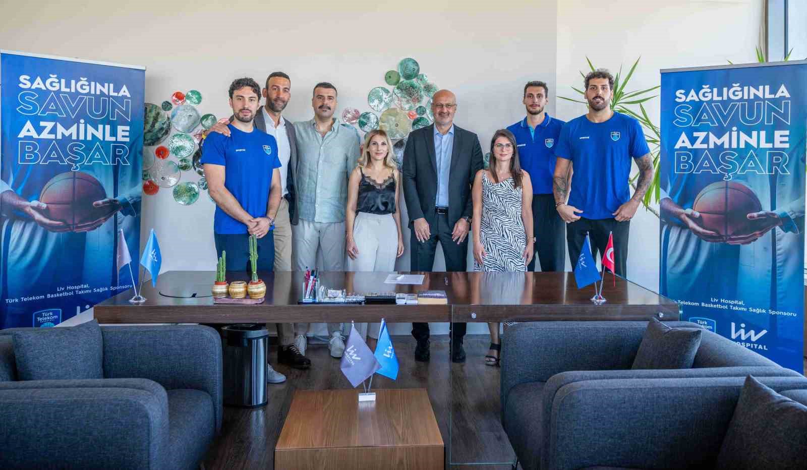 Türk Telekom Basketbol’un yeni sağlık sponsoru Liv Hospital
