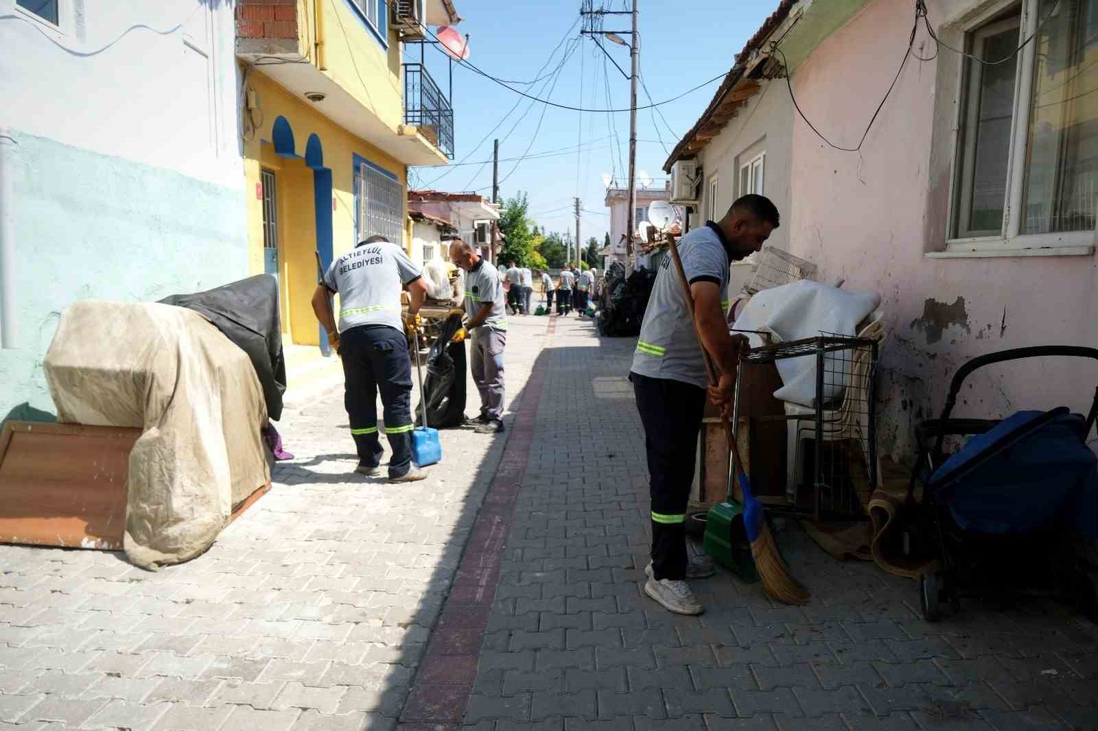 Altıeylül Belediyesi saha çalışmalarına hız verdi
