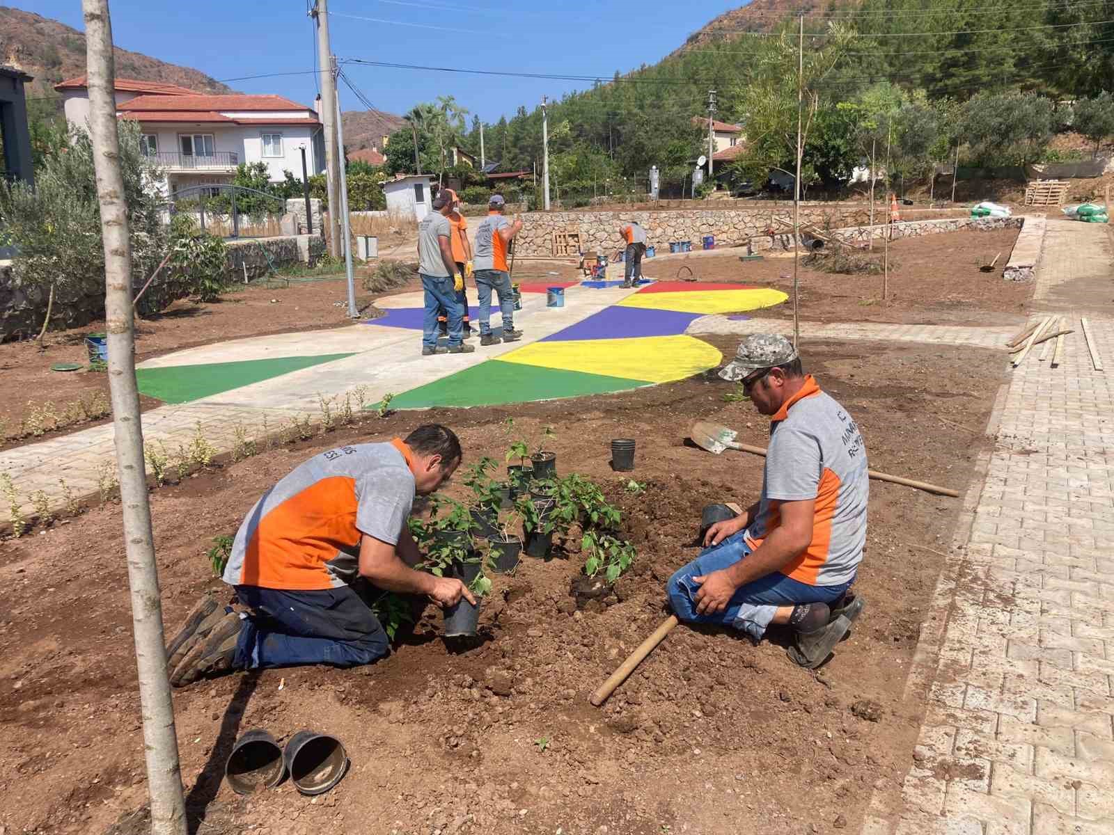 Değirmenyanı mevkiinde yapılan parkta son aşamaya gelindi
