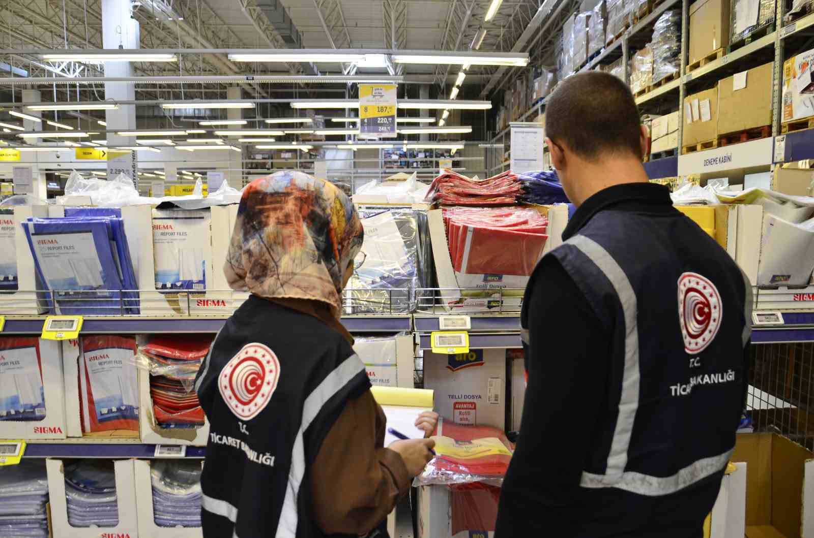 Mersin’de yeni eğitim öğretim yılı öncesi kırtasiyede fahiş fiyat denetimi yapıldı
