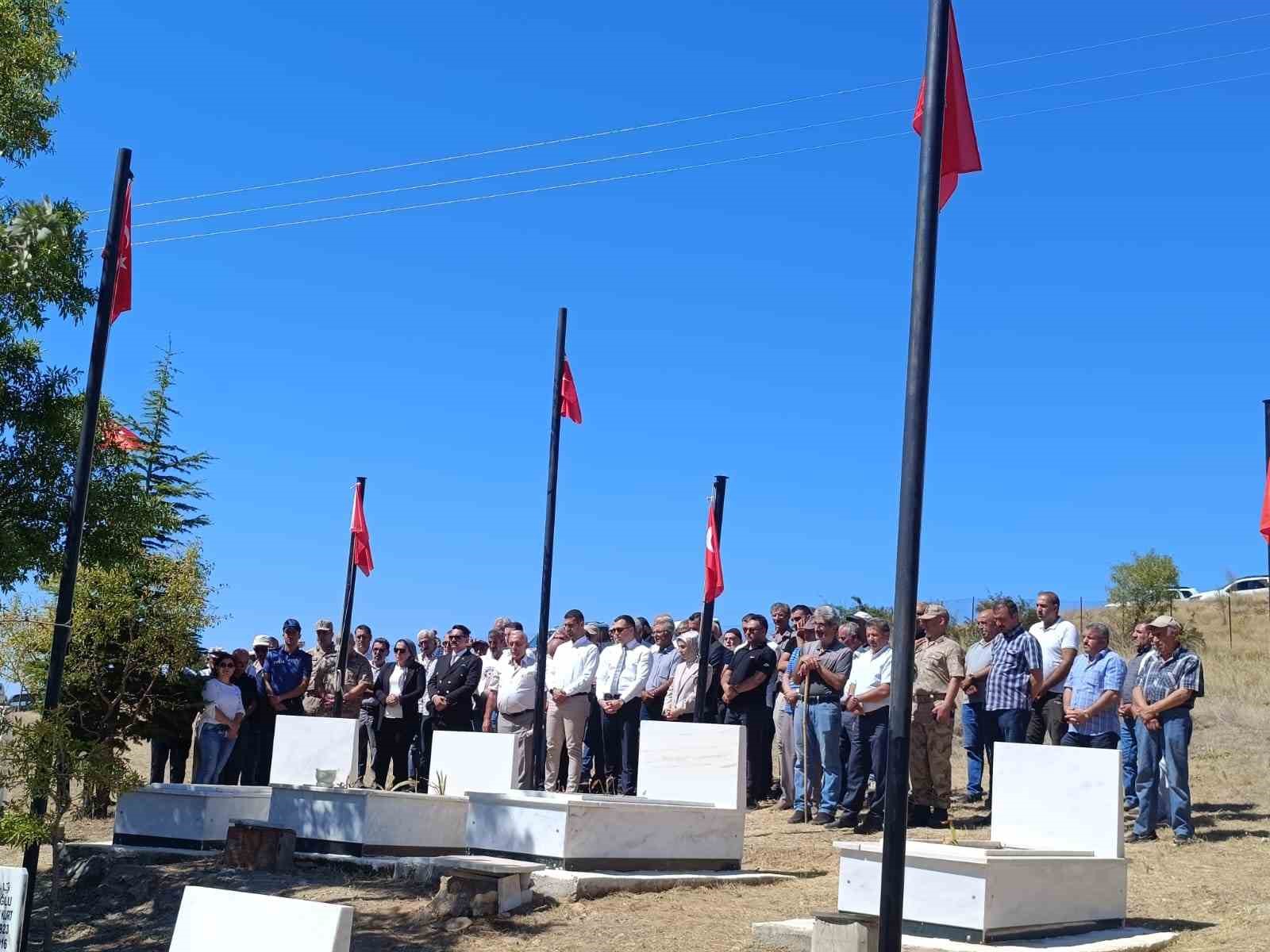 Güneybaşı Şehitleri şehadet yıldönümünde düzenlenen programla anıldı
