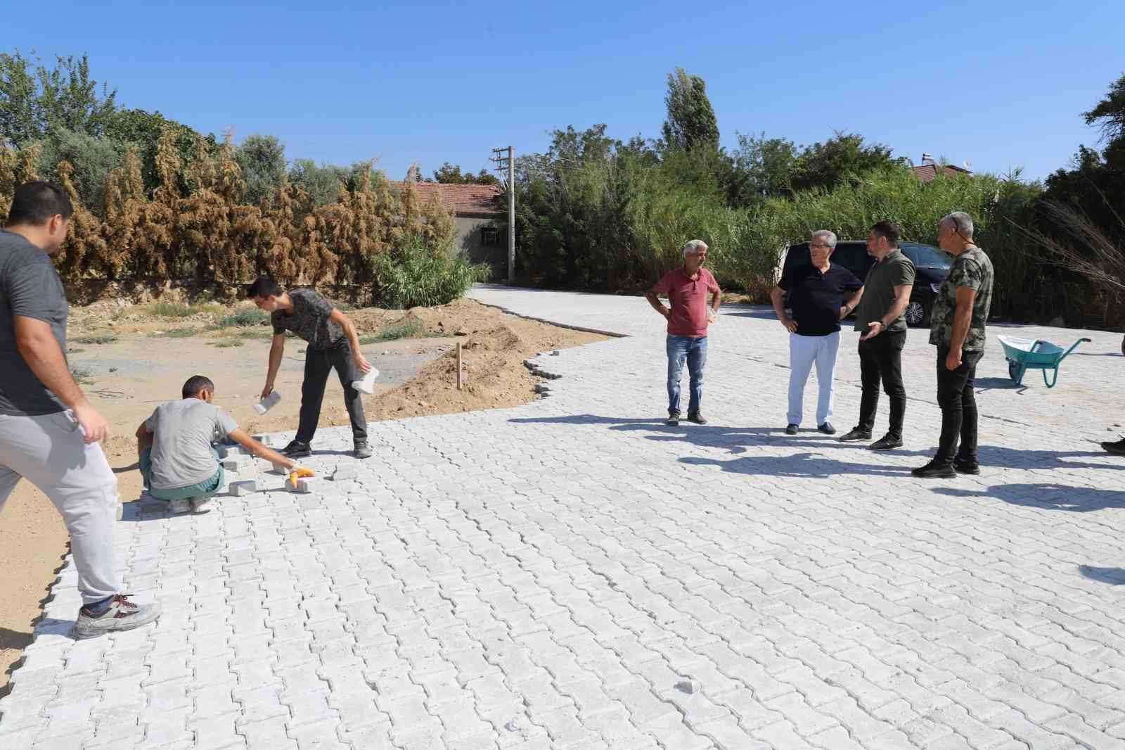 Başkan Tetik saha çalışmalarını yerinde inceledi
