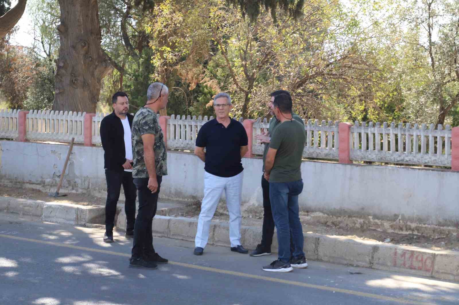 Başkan Tetik saha çalışmalarını yerinde inceledi
