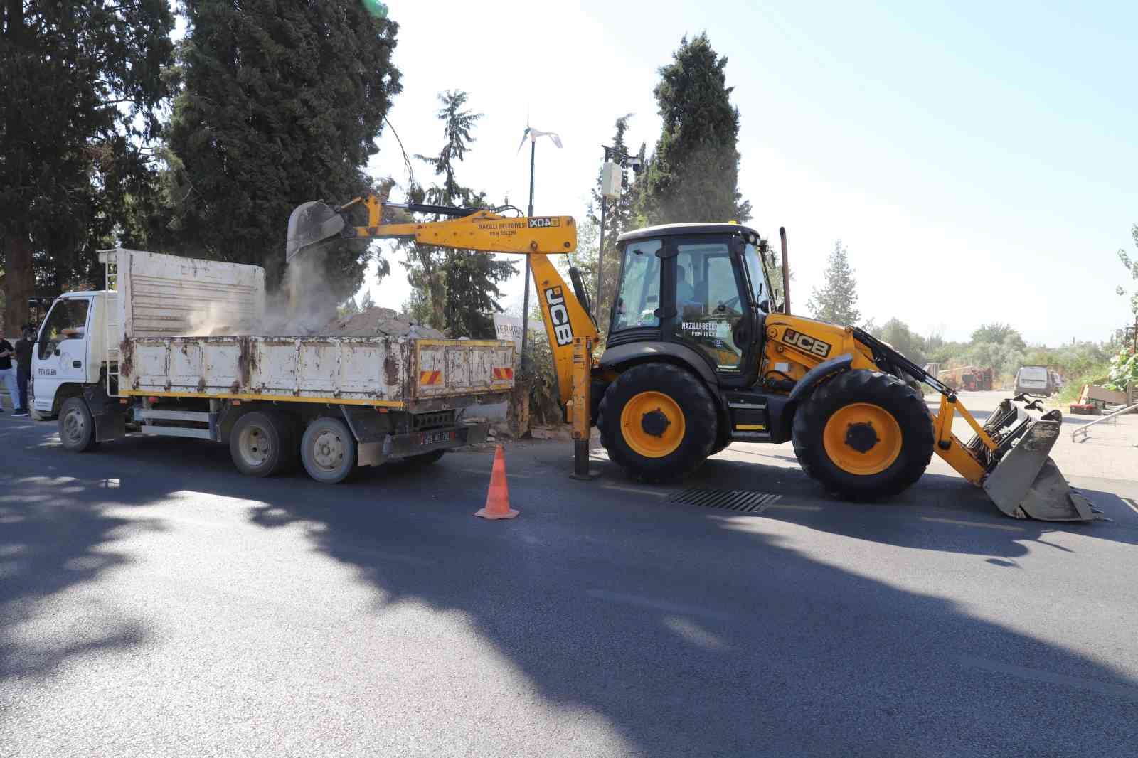 Başkan Tetik saha çalışmalarını yerinde inceledi
