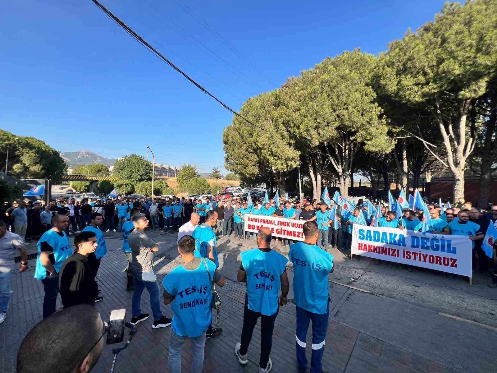 Torku’nun Soma Termik Santrali’ndeki işçilerinden oturma eylemi
