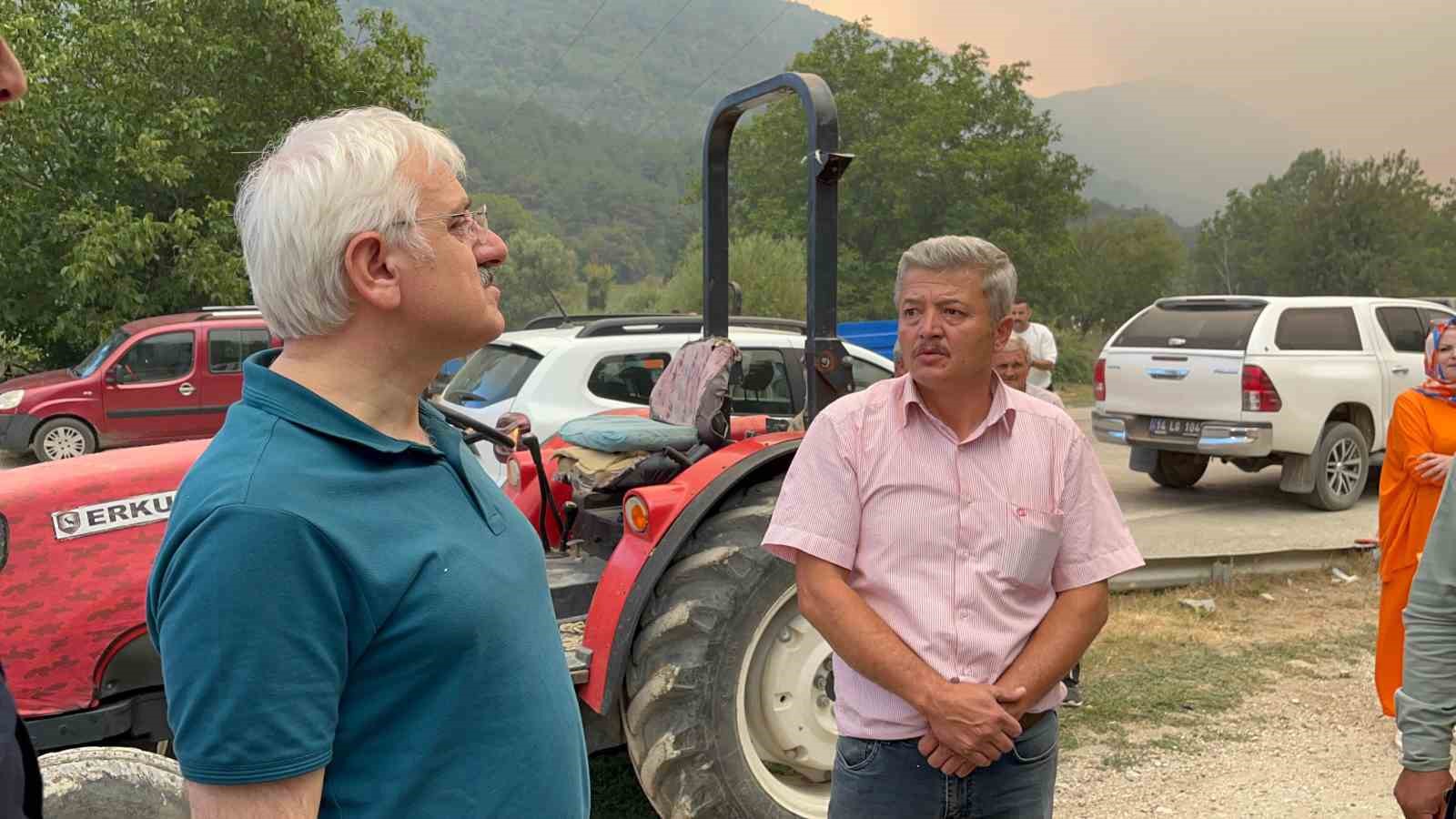 Bolu’da orman yangınına müdahale sürüyor: 100 hektarlık alan yandı
