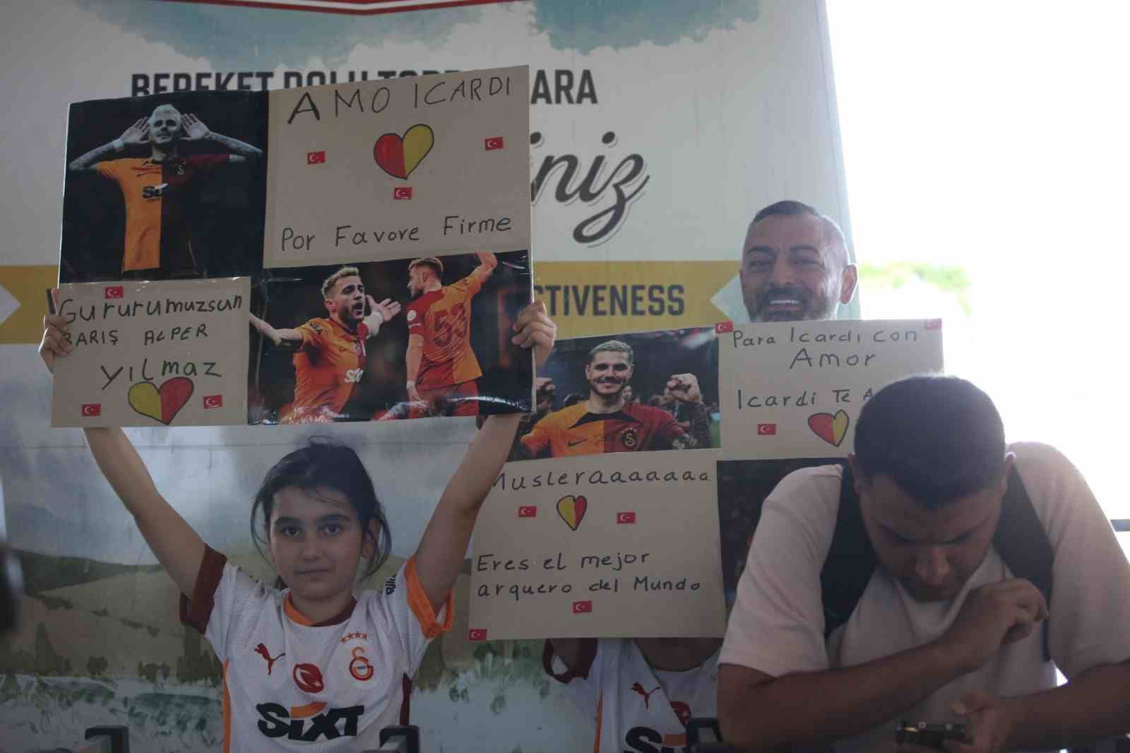 Galatasaray kafilesi Konya’ya geldi
