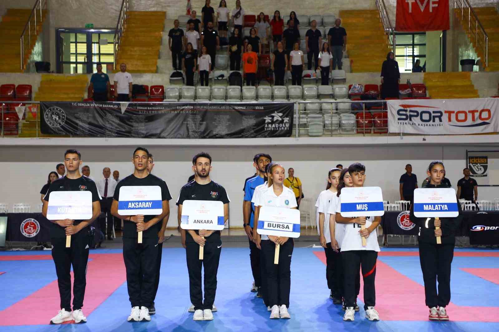 Türkiye Karate Şampiyonası’nın açılış seremonisi yapıldı
