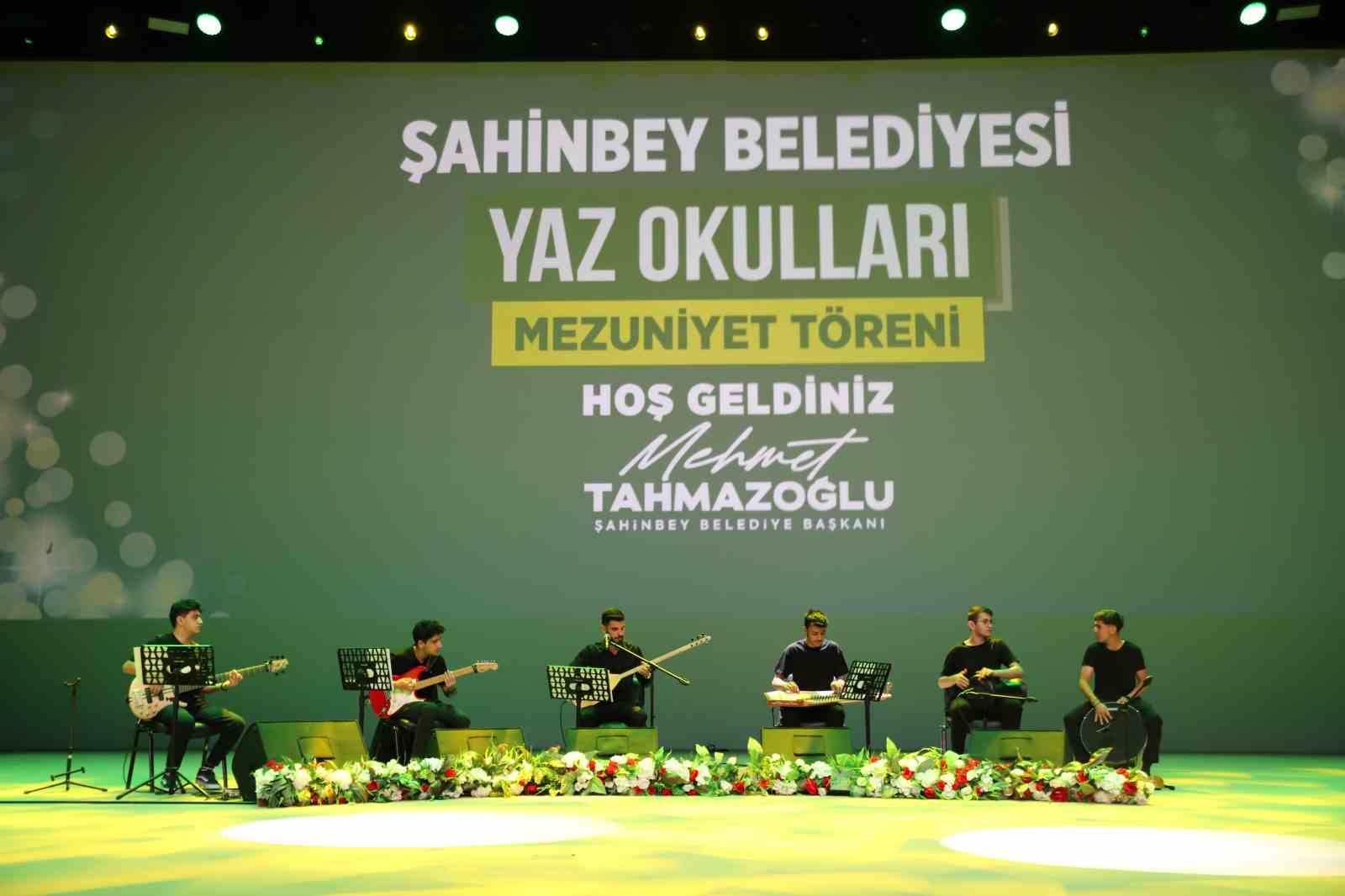 Şahinbey’de yaz okulu mezuniyet töreni düzenlendi
