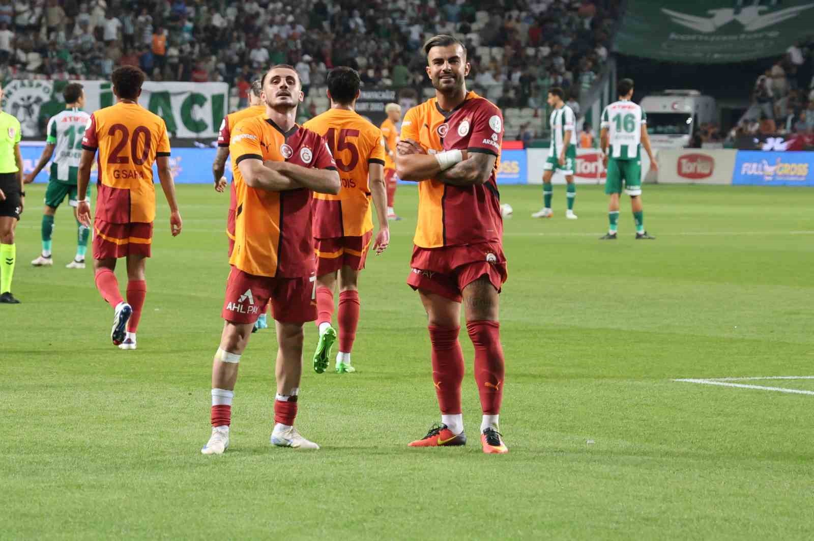 Trendyol Süper Lig: Konyaspor: 1 - Galatasaray: 1 (İlk yarı)
